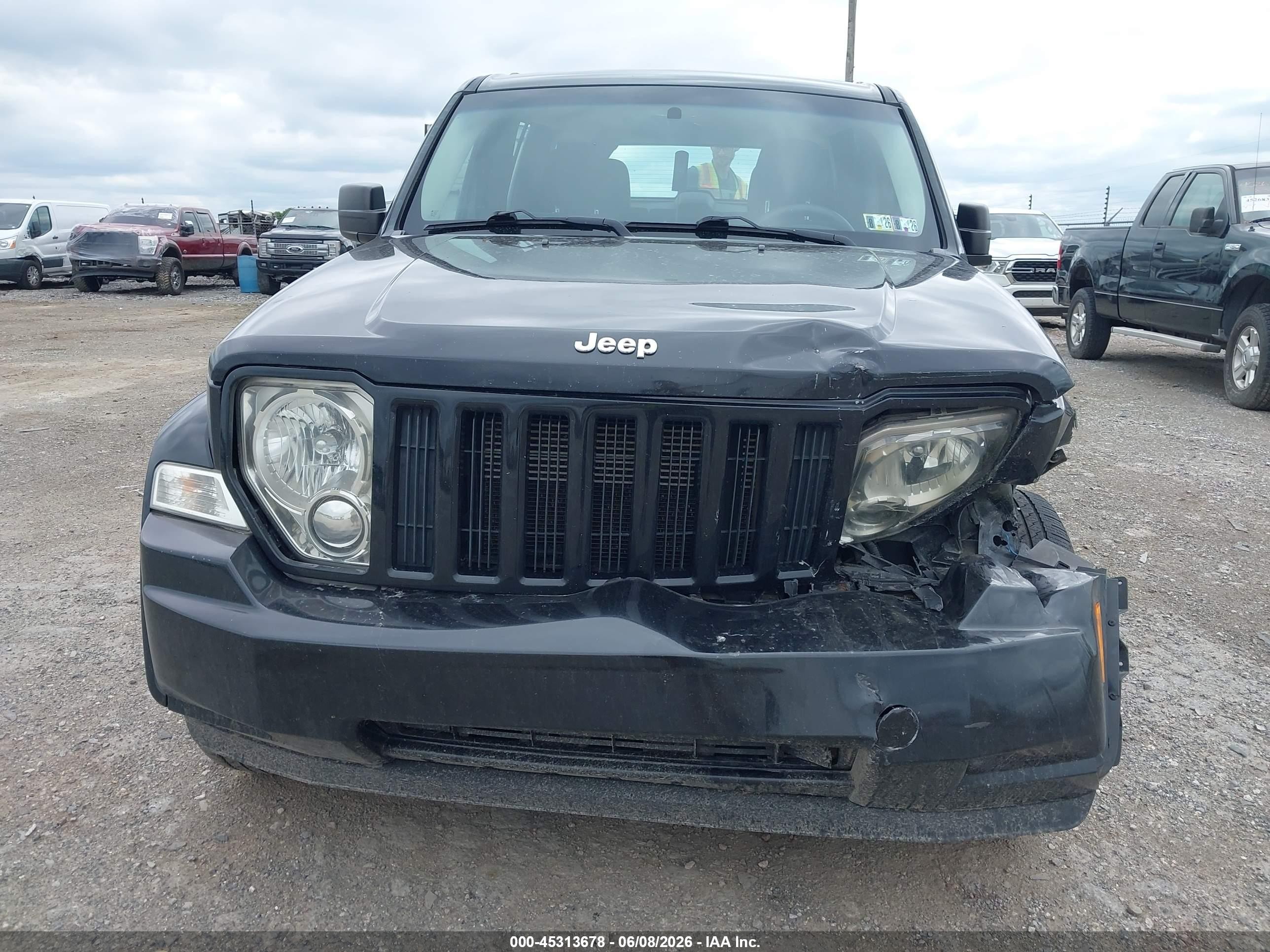 2012 Jeep Liberty Sport Black vin: 1C4PJMAK4CW138144