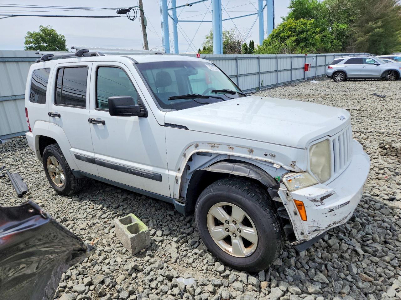 2012 Jeep Liberty Sport White vin: 1C4PJMAK4CW162220