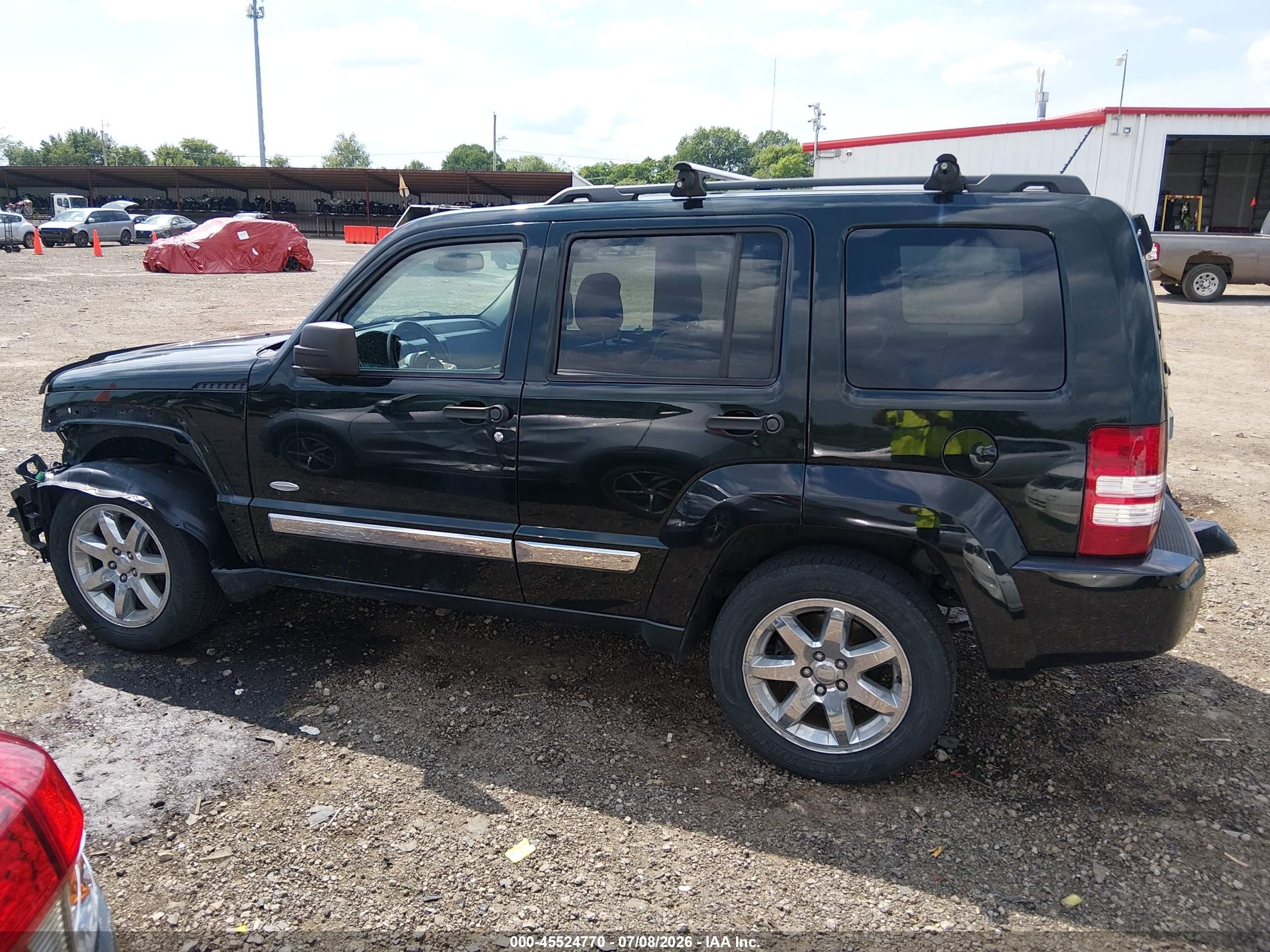 2012 Jeep Liberty Sport Black vin: 1C4PJMAK4CW167658