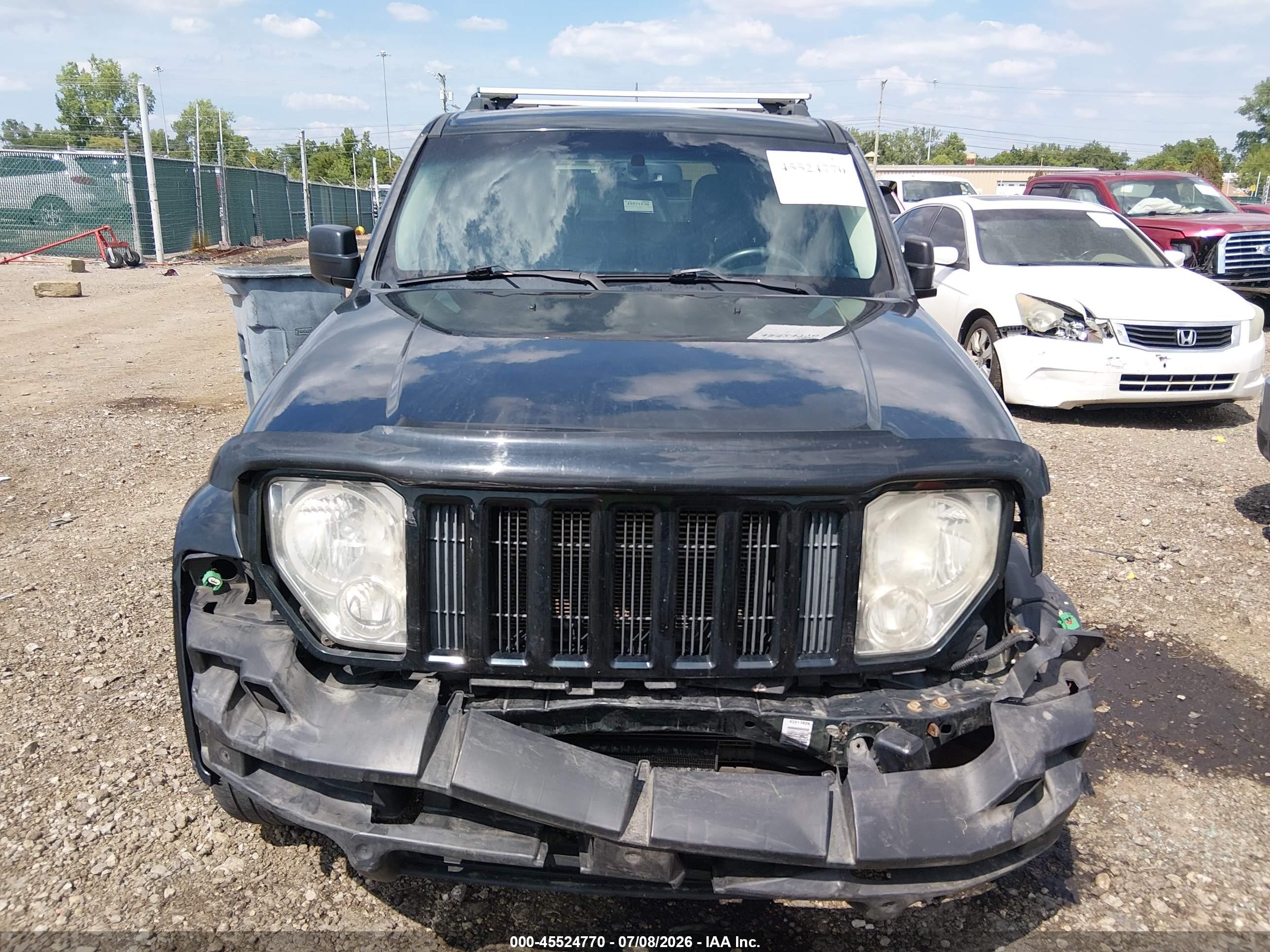 2012 Jeep Liberty Sport Black vin: 1C4PJMAK4CW167658