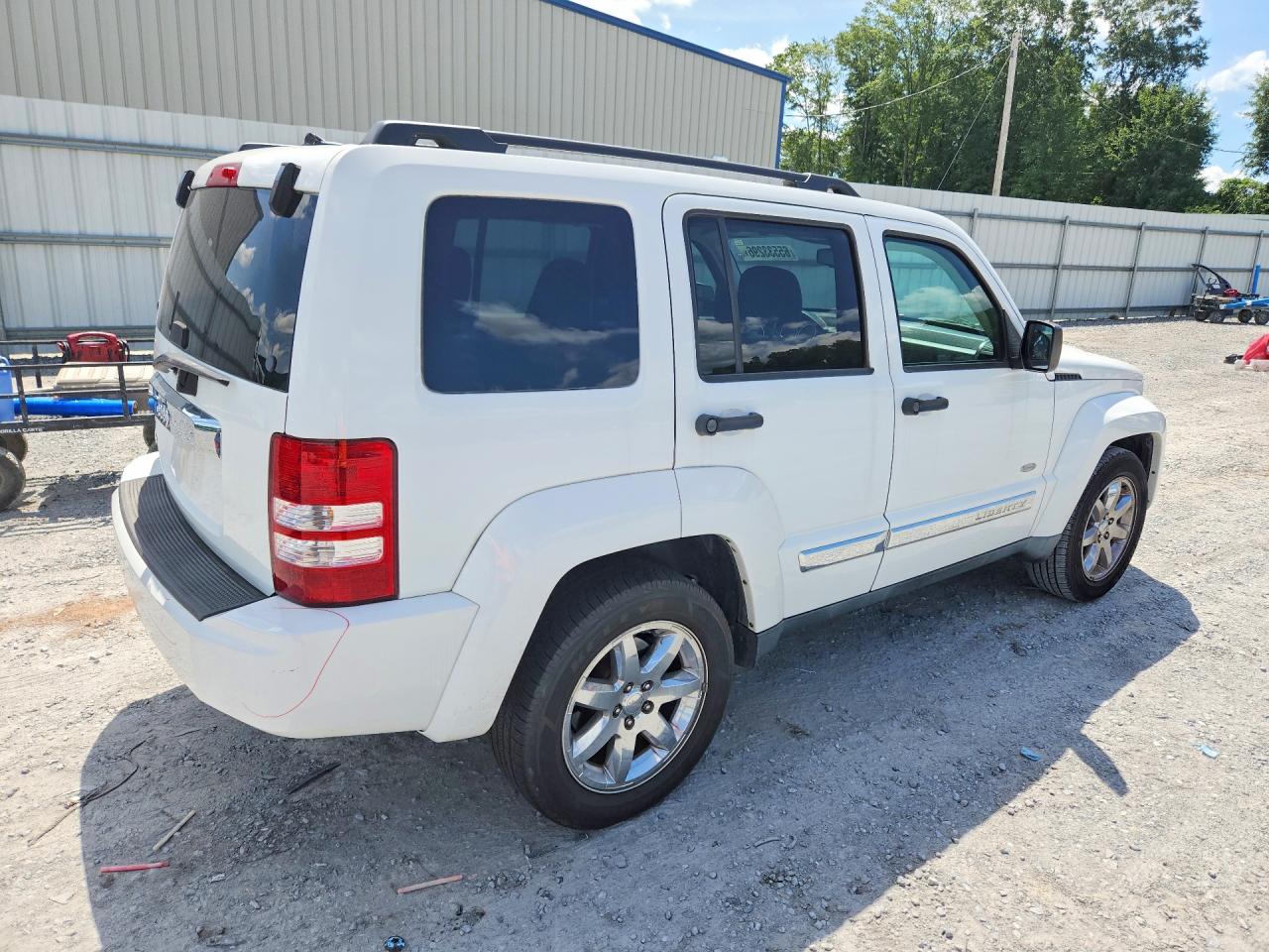 2012 Jeep Liberty Sport White vin: 1C4PJMAK4CW182399