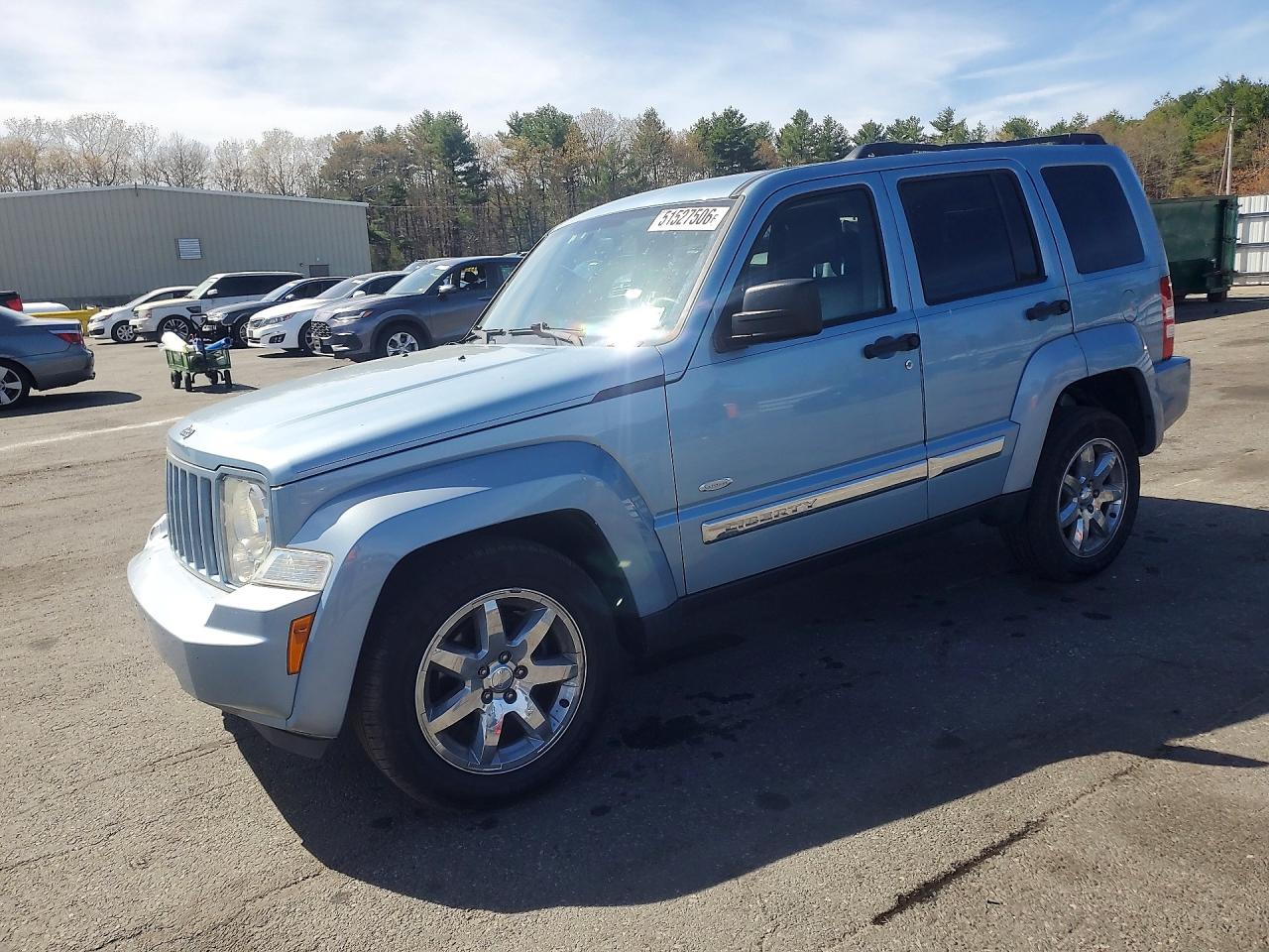 2012 Jeep Liberty Sport Silver vin: 1C4PJMAK4CW195492