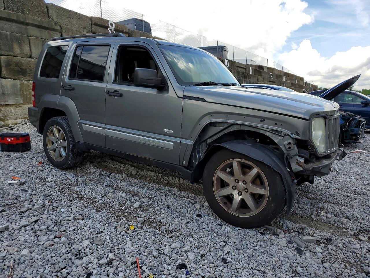 2012 Jeep Liberty Sport Gray vin: 1C4PJMAK4CW204501