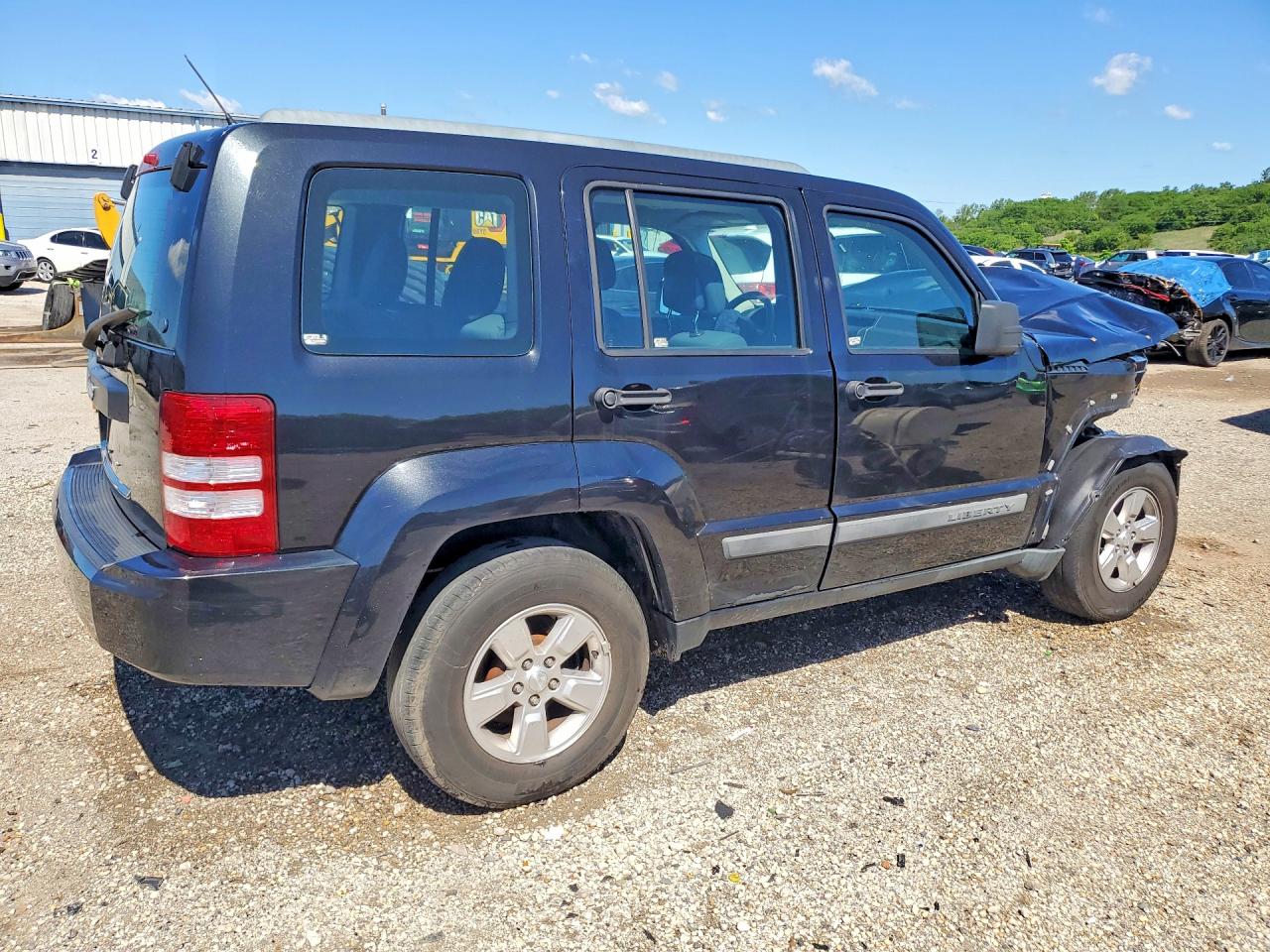 2012 Jeep Liberty Sport Black vin: 1C4PJMAK5CW110739
