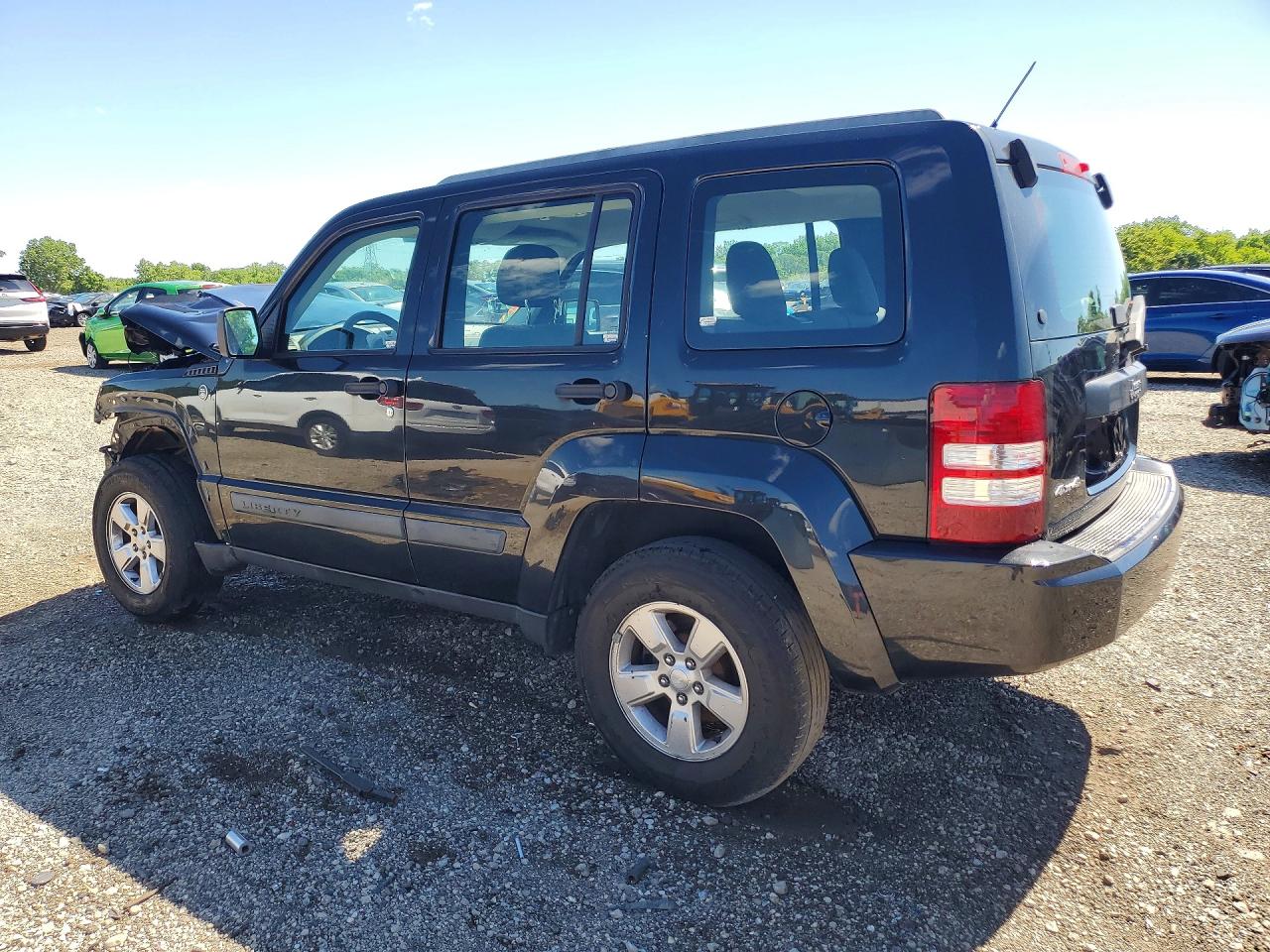 2012 Jeep Liberty Sport Black vin: 1C4PJMAK5CW110739