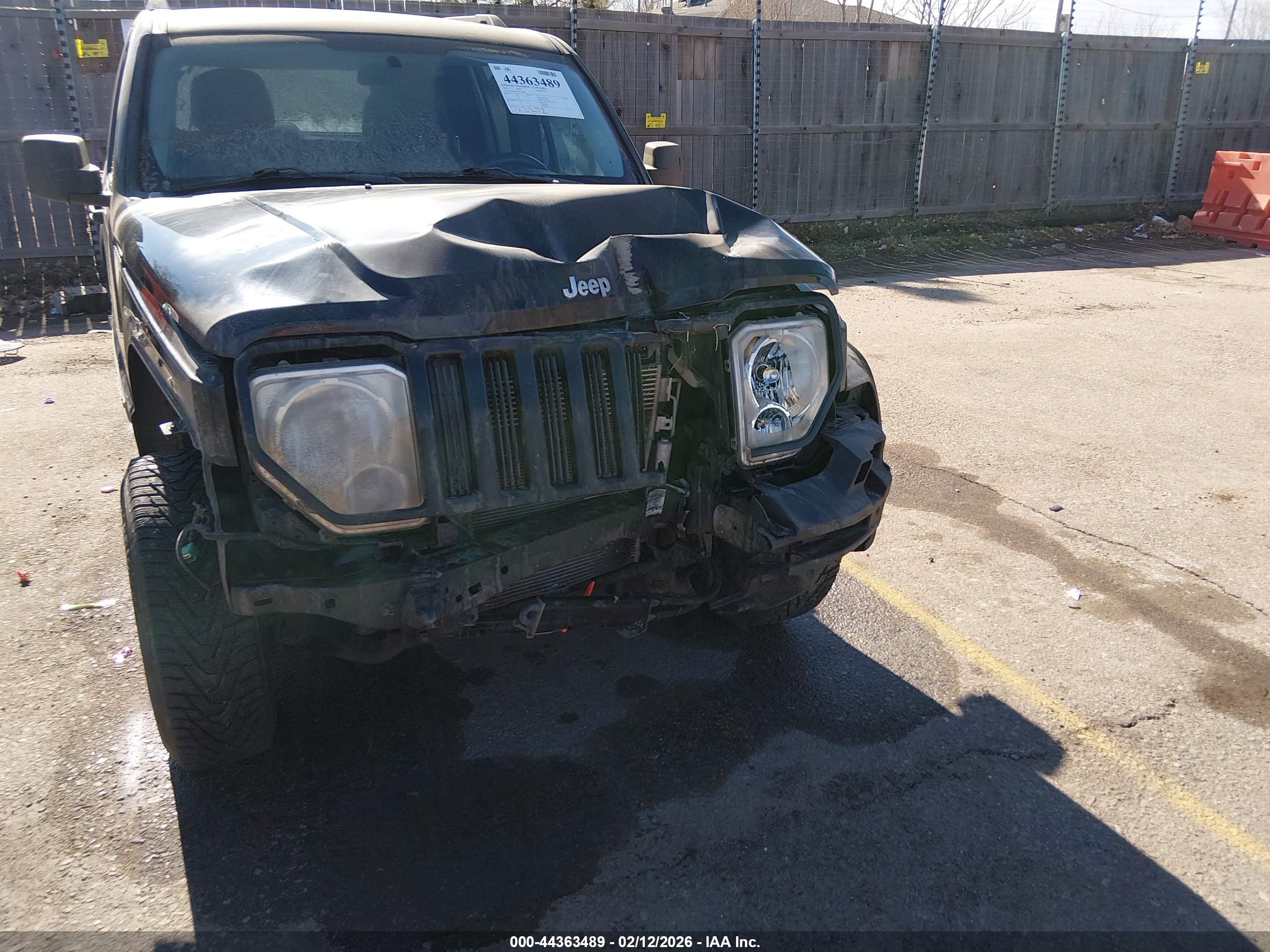 2012 Jeep Liberty Sport Black vin: 1C4PJMAK5CW138895
