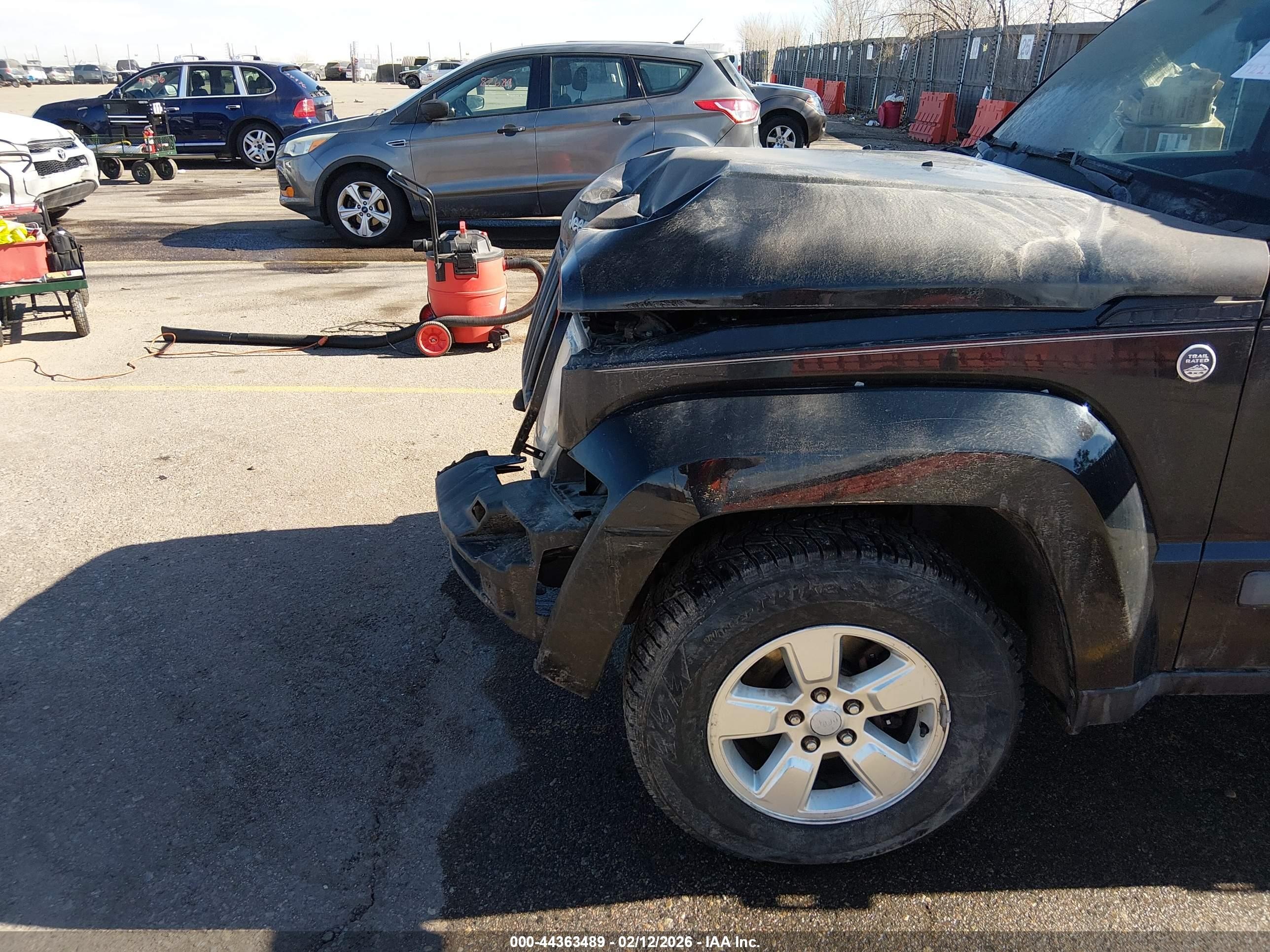 2012 Jeep Liberty Sport Black vin: 1C4PJMAK5CW138895