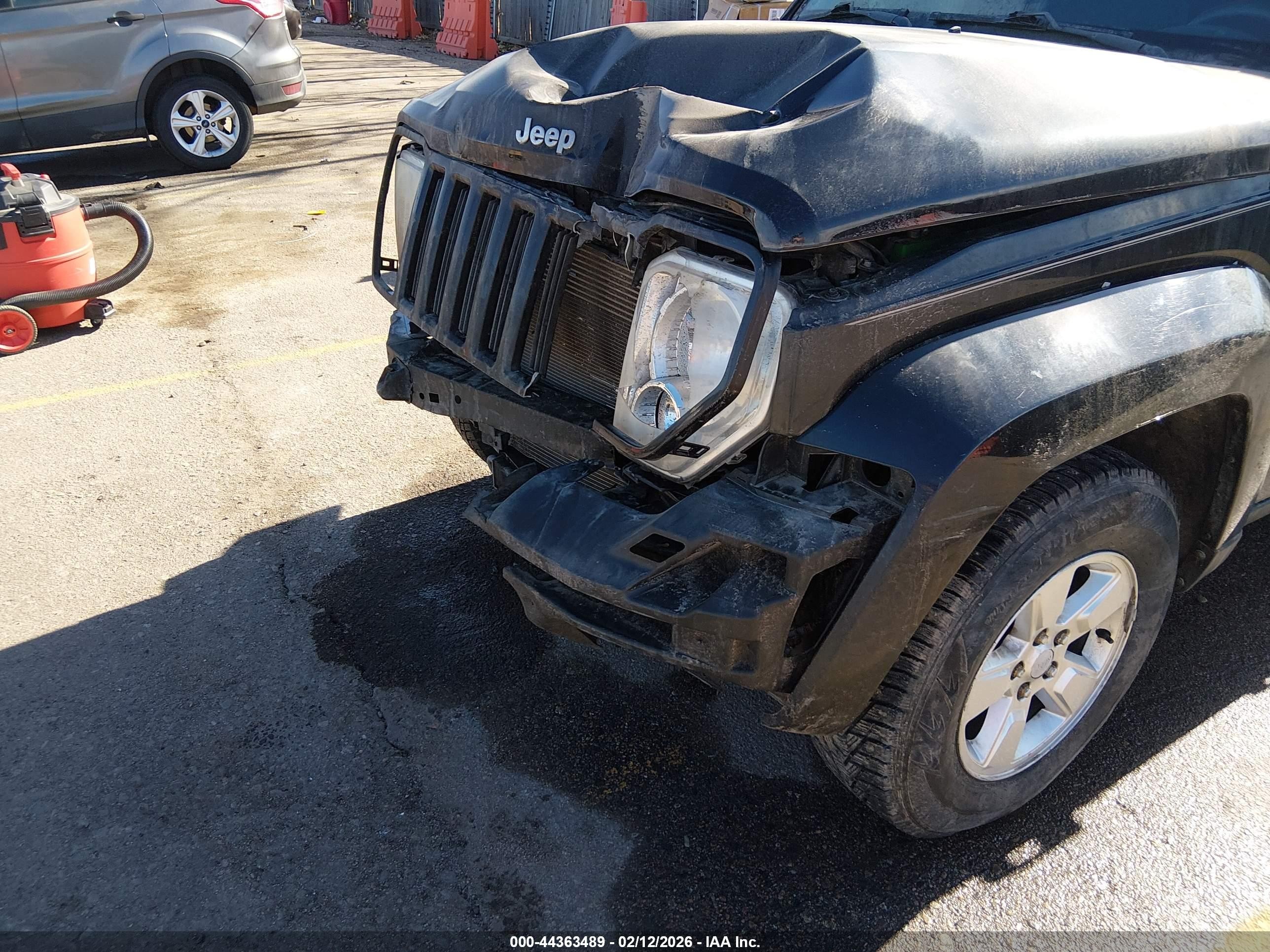 2012 Jeep Liberty Sport Black vin: 1C4PJMAK5CW138895