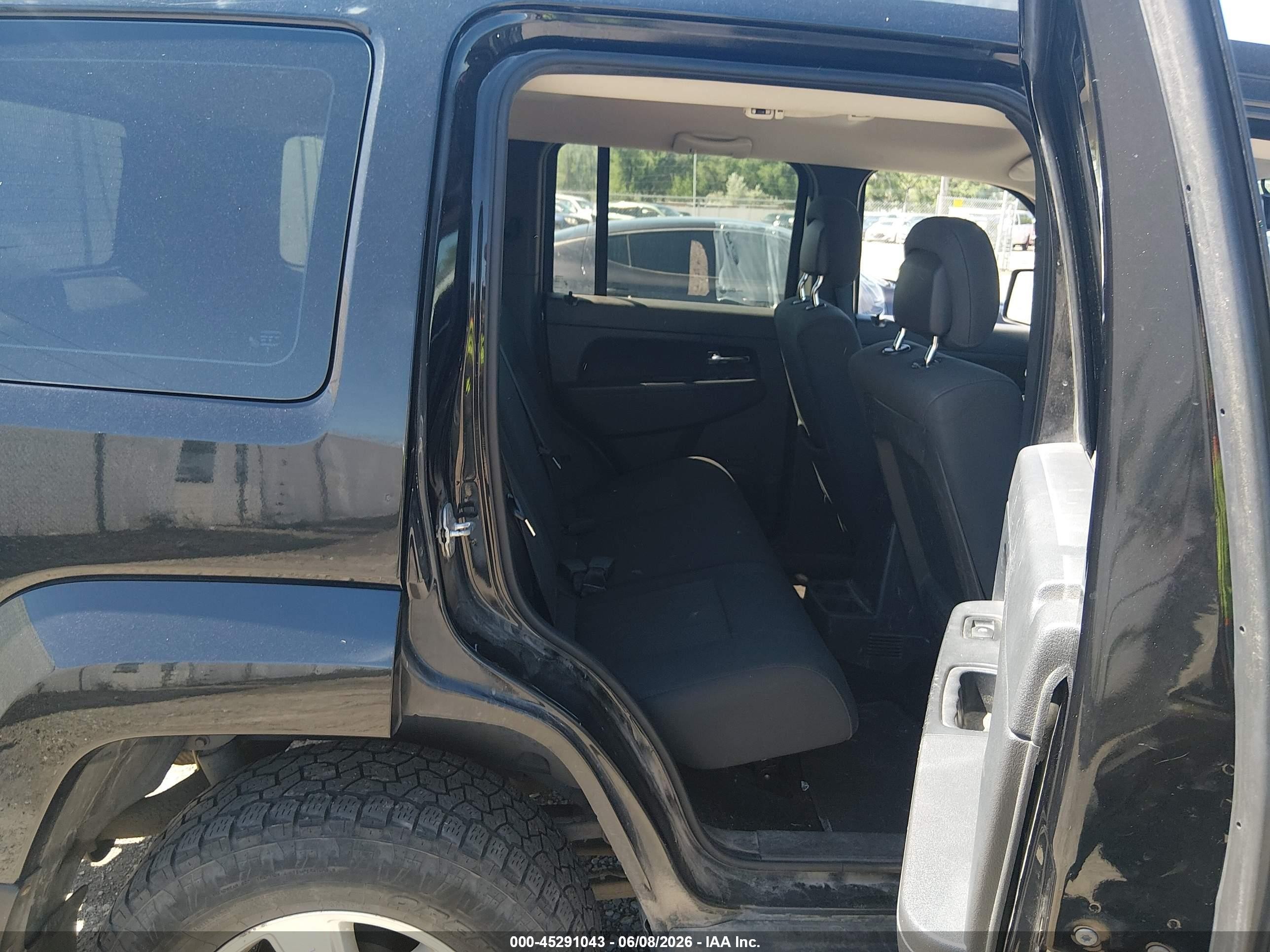 2012 Jeep Liberty Sport Черный vin: 1C4PJMAK5CW145426