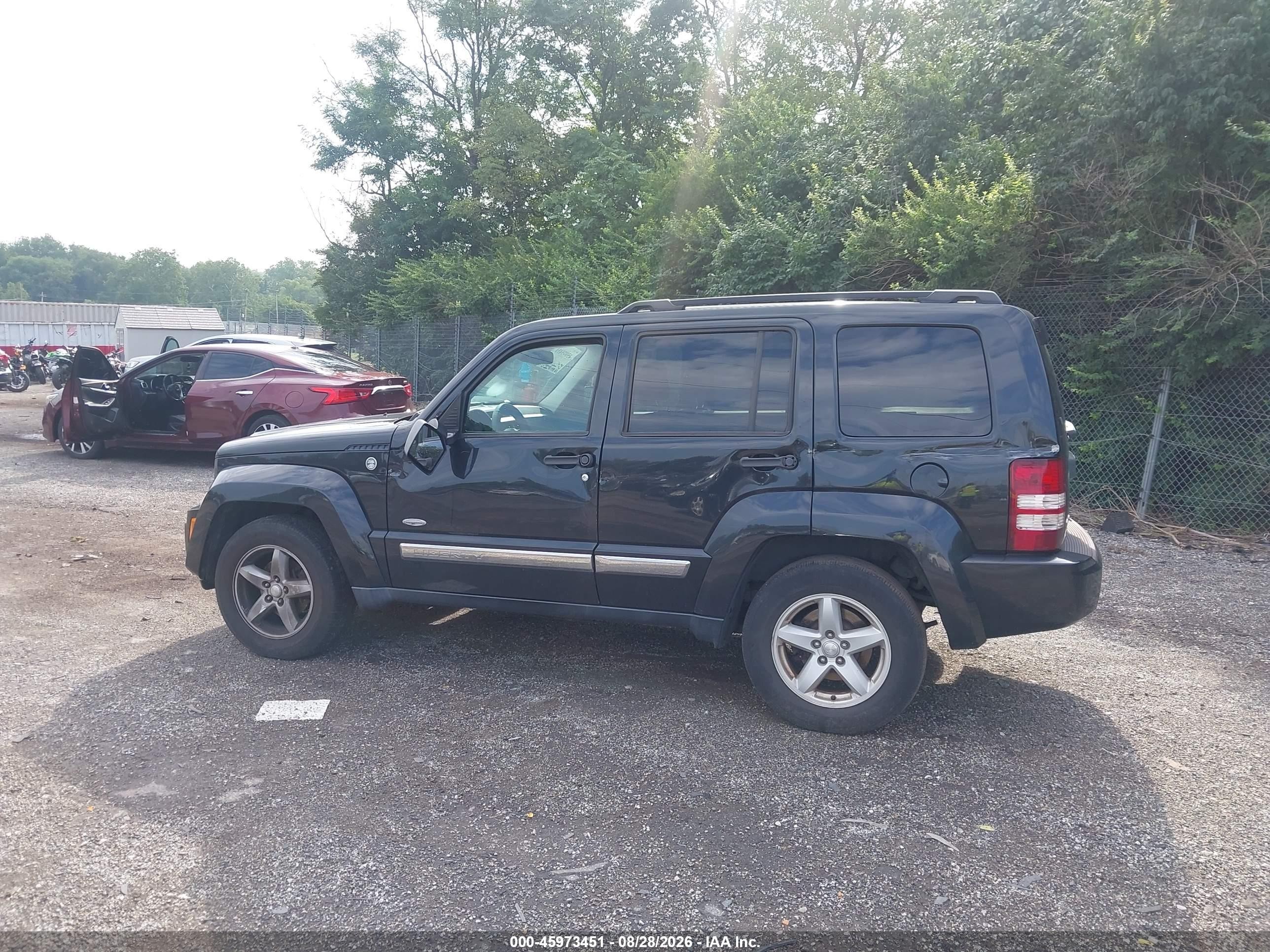 2012 Jeep Liberty Sport Black vin: 1C4PJMAK5CW162985
