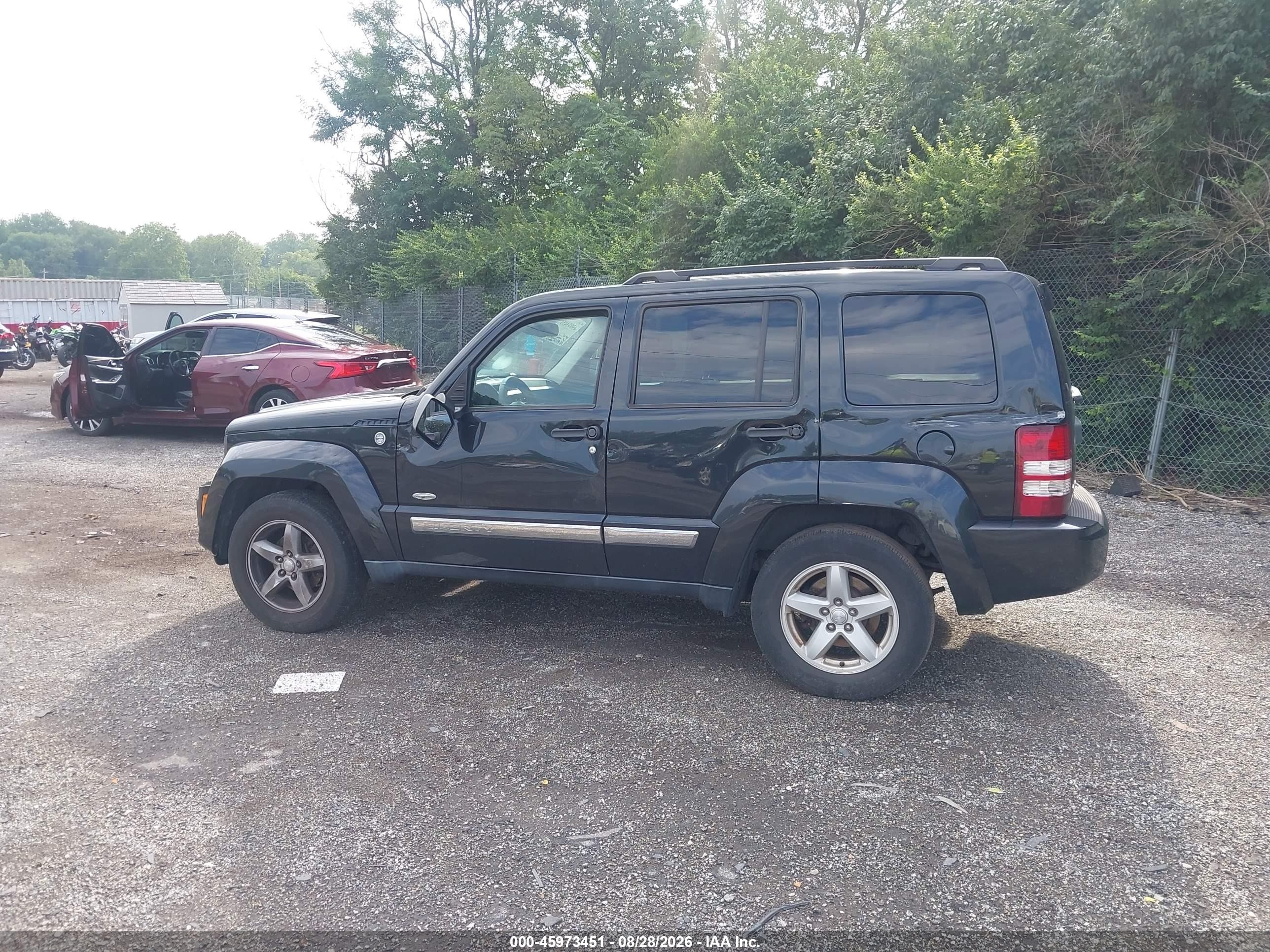 2012 Jeep Liberty Sport Black vin: 1C4PJMAK5CW162985