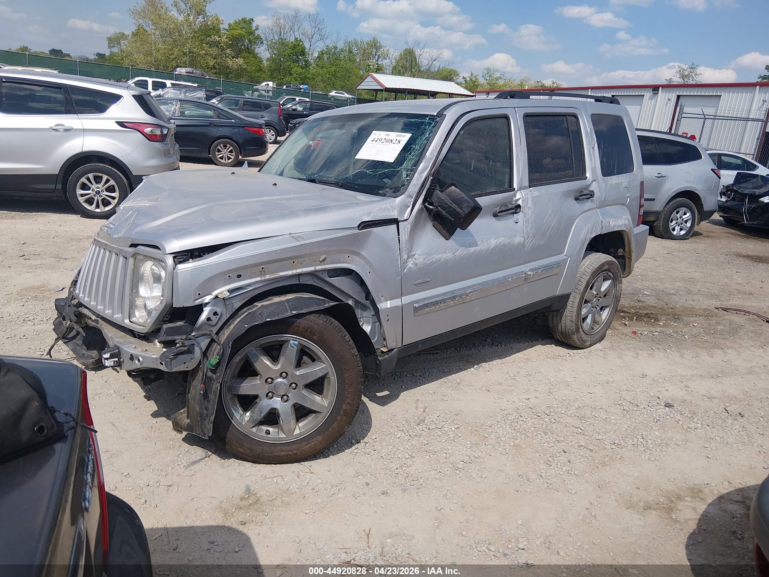 2012 Jeep Liberty Sport Gray vin: 1C4PJMAK5CW172481