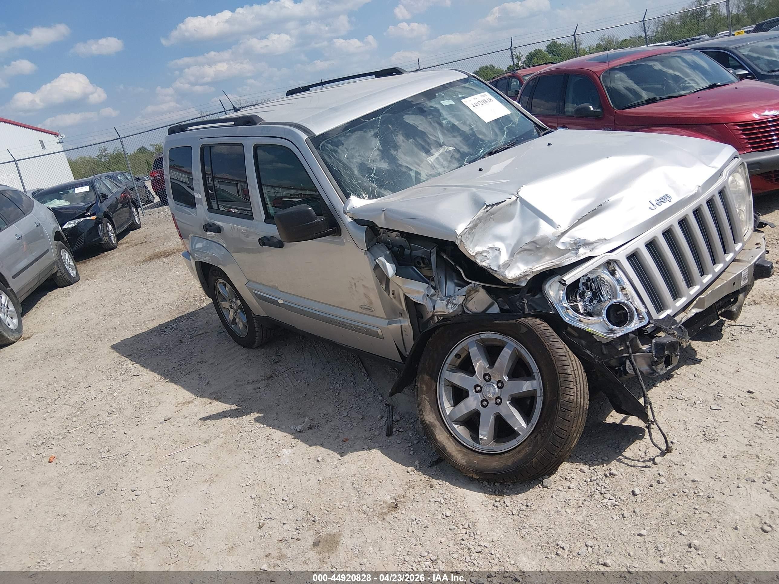 2012 Jeep Liberty Sport Gray vin: 1C4PJMAK5CW172481