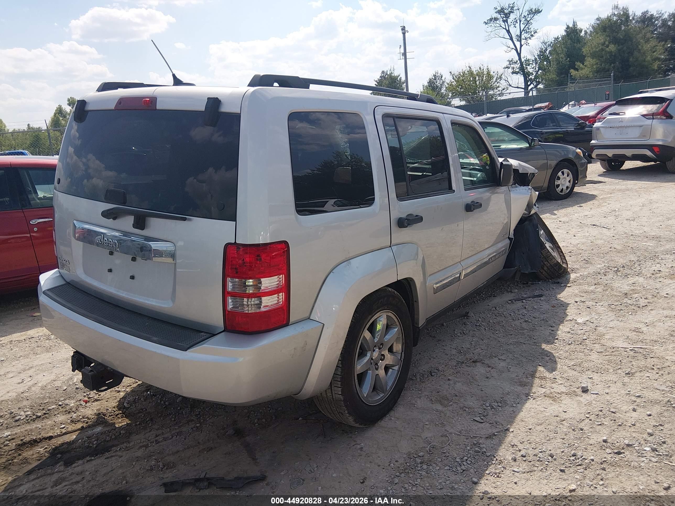 2012 Jeep Liberty Sport Gray vin: 1C4PJMAK5CW172481