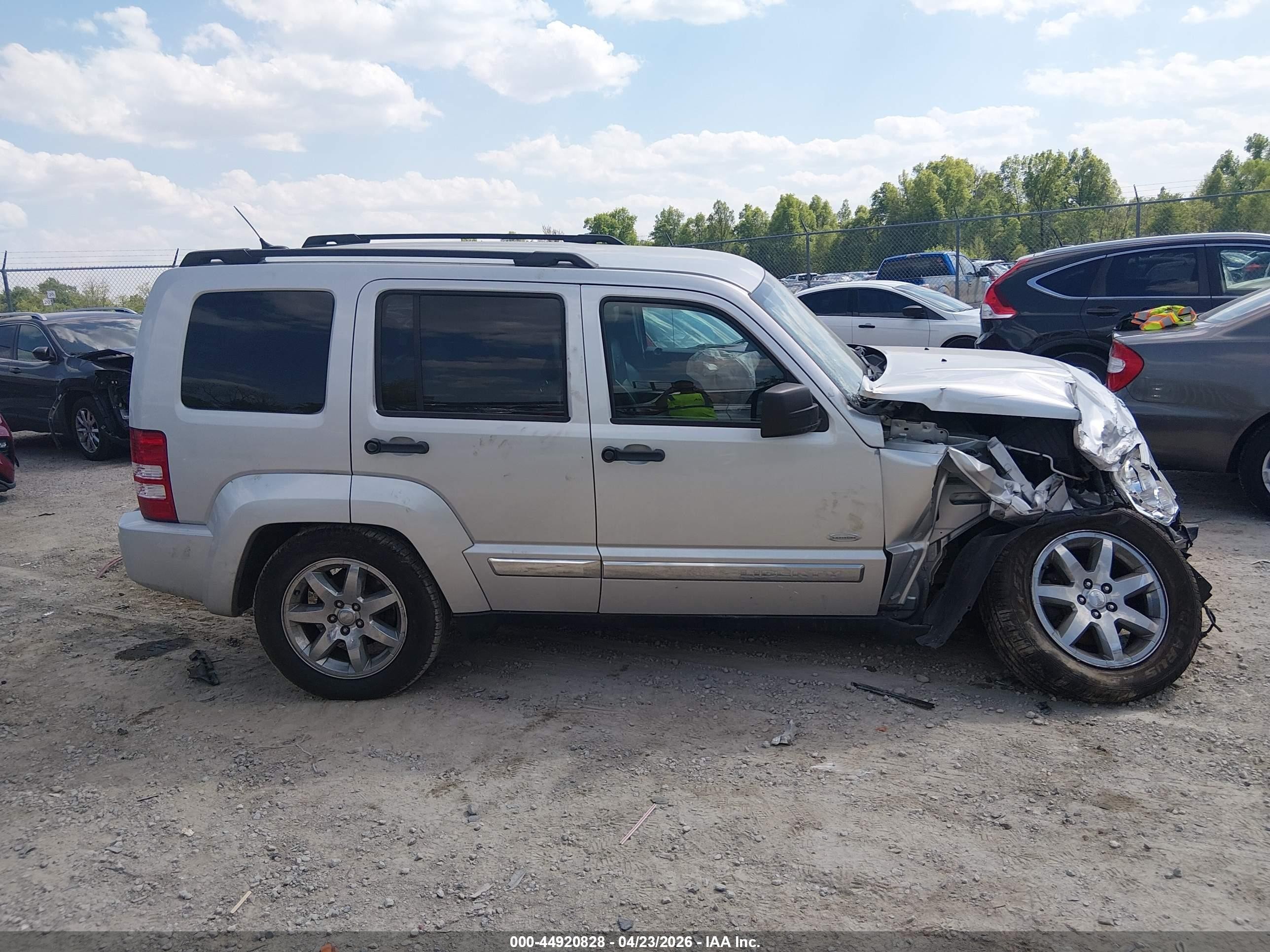 2012 Jeep Liberty Sport Gray vin: 1C4PJMAK5CW172481