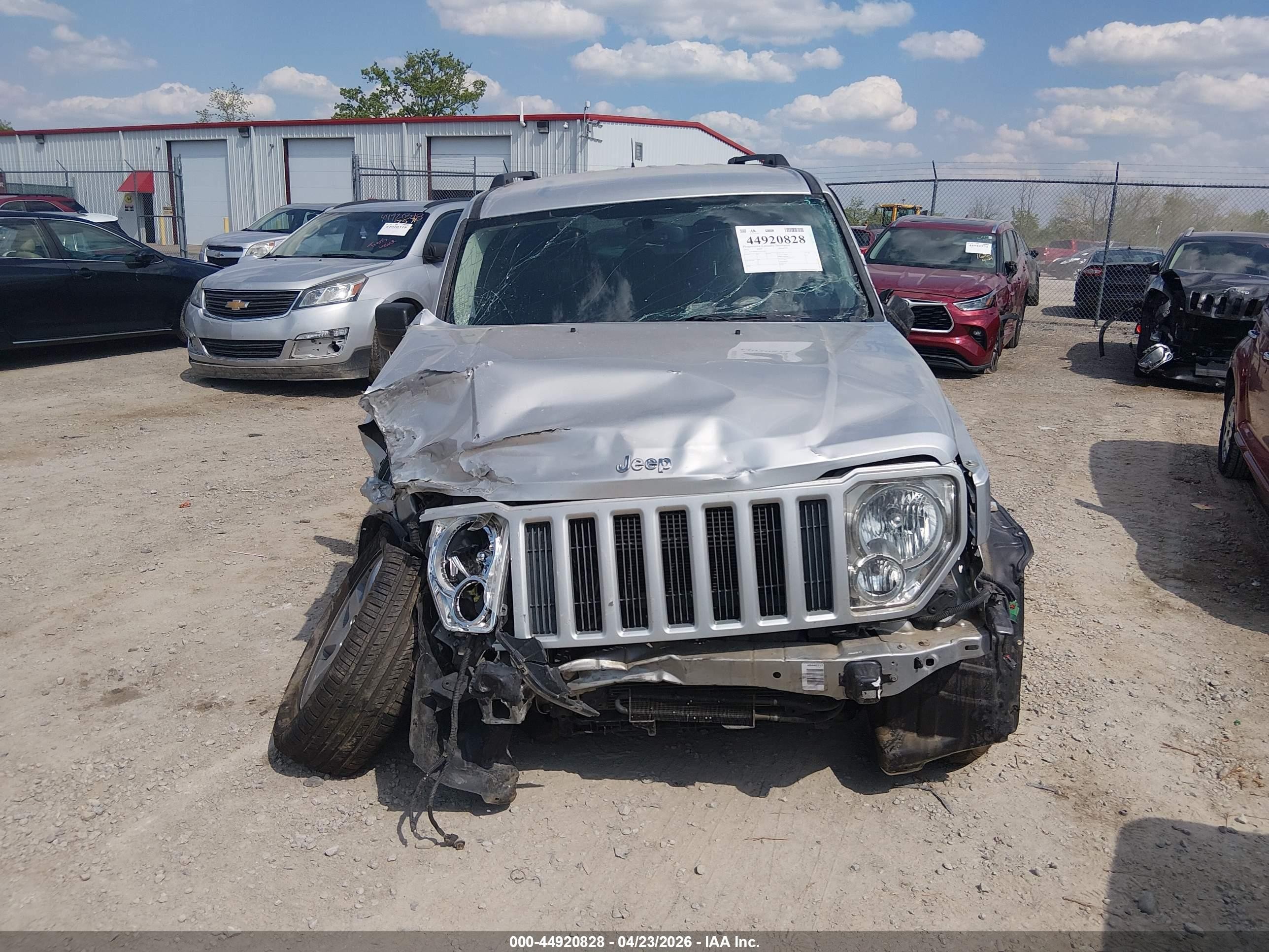 2012 Jeep Liberty Sport Gray vin: 1C4PJMAK5CW172481