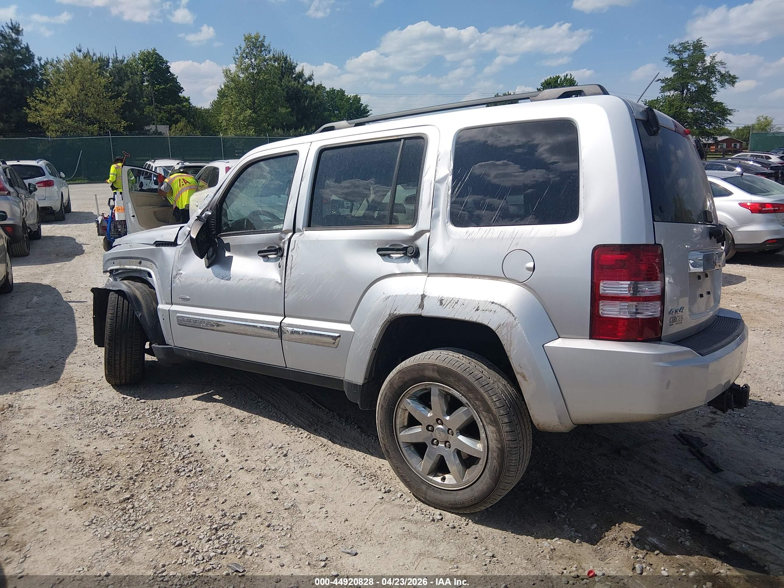 2012 Jeep Liberty Sport Gray vin: 1C4PJMAK5CW172481