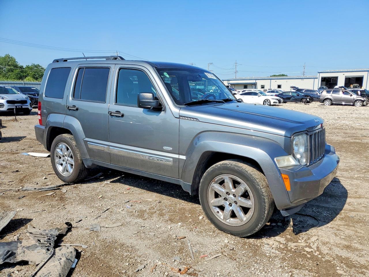 2012 Jeep Liberty Sport Gray vin: 1C4PJMAK5CW176014