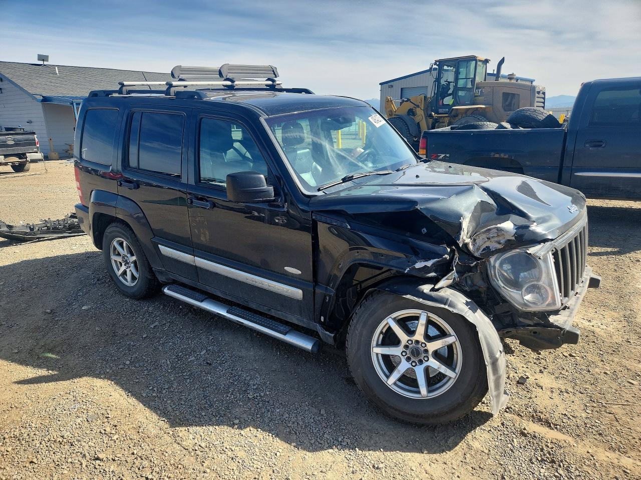2012 Jeep Liberty Sport Black vin: 1C4PJMAK5CW181732