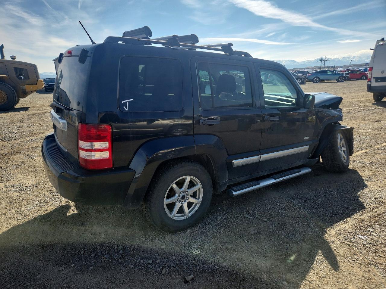2012 Jeep Liberty Sport Black vin: 1C4PJMAK5CW181732