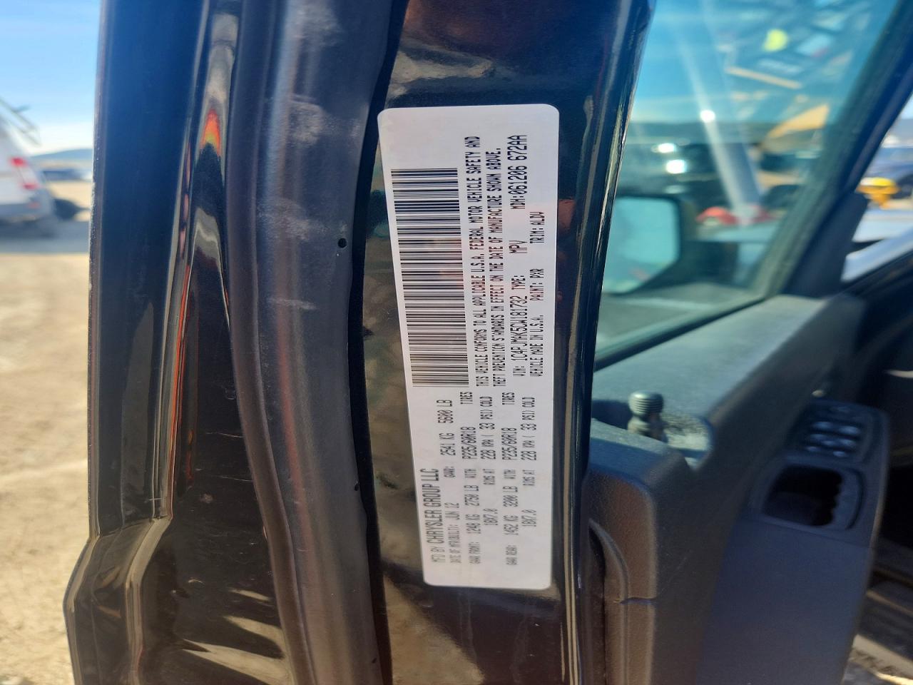 2012 Jeep Liberty Sport Black vin: 1C4PJMAK5CW181732