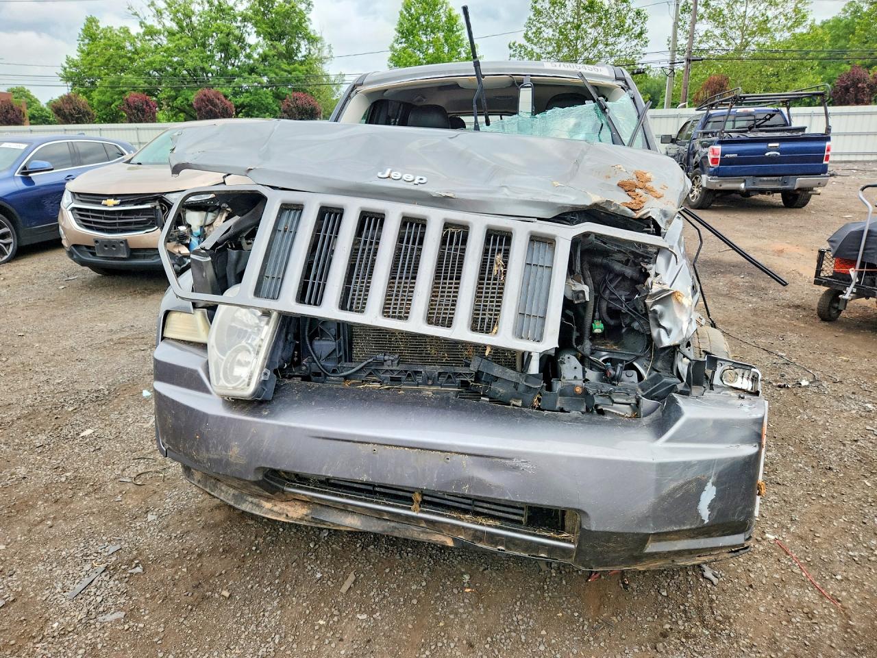 2012 Jeep Liberty Sport Серый vin: 1C4PJMAK5CW196604