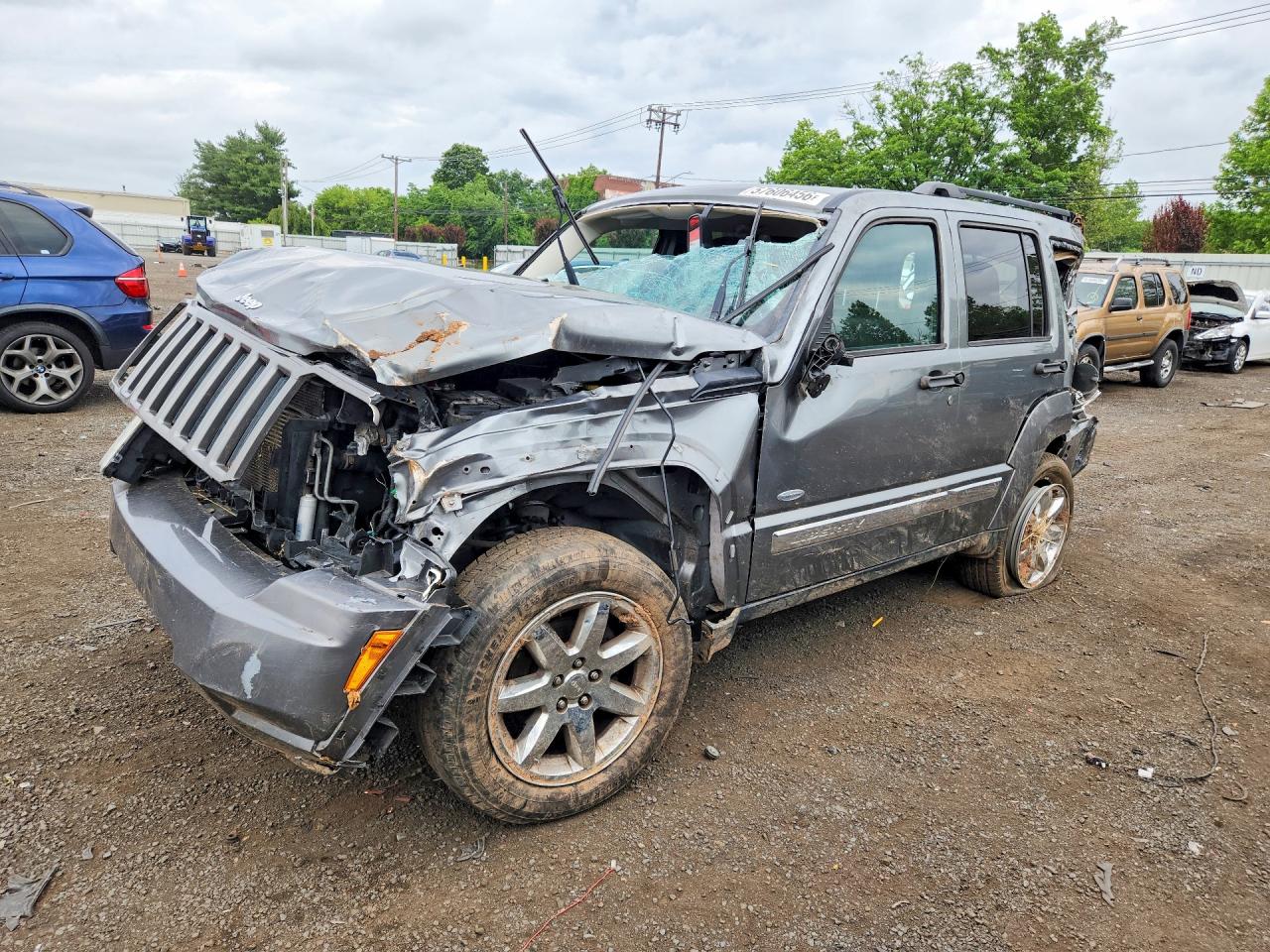 2012 Jeep Liberty Sport Gray vin: 1C4PJMAK5CW196604
