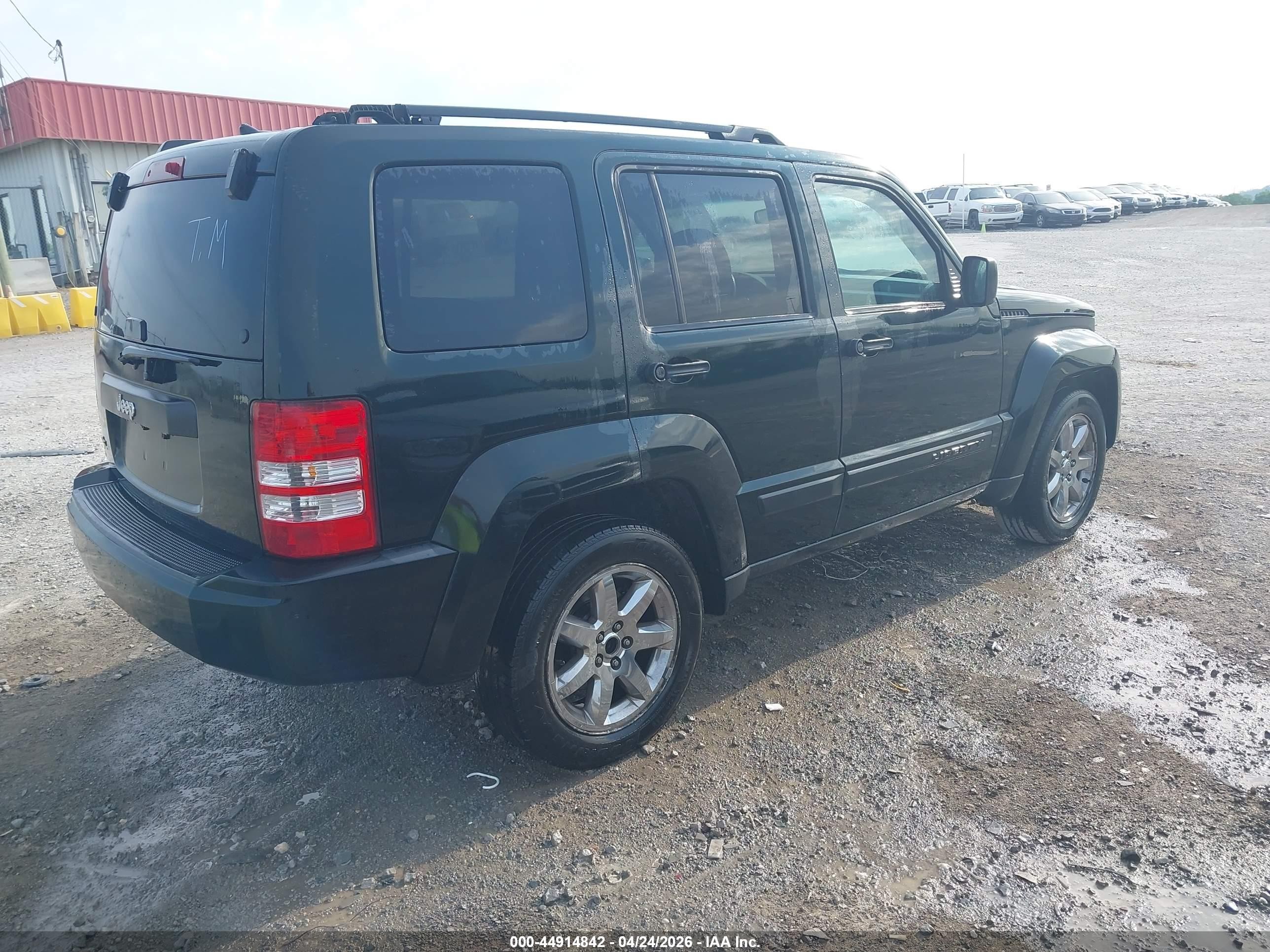2012 Jeep Liberty Sport Green vin: 1C4PJMAK5CW211277