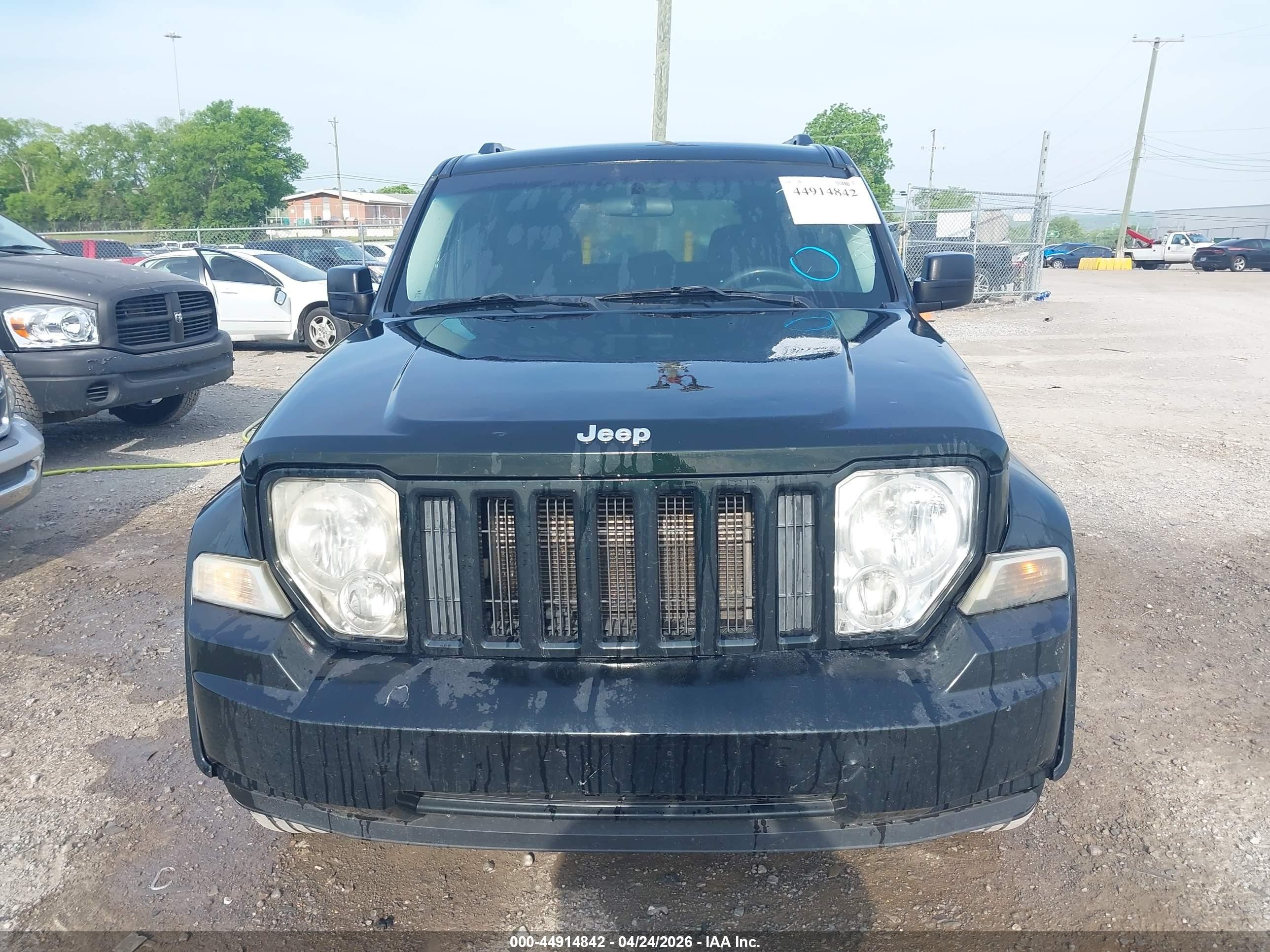 2012 Jeep Liberty Sport Green vin: 1C4PJMAK5CW211277