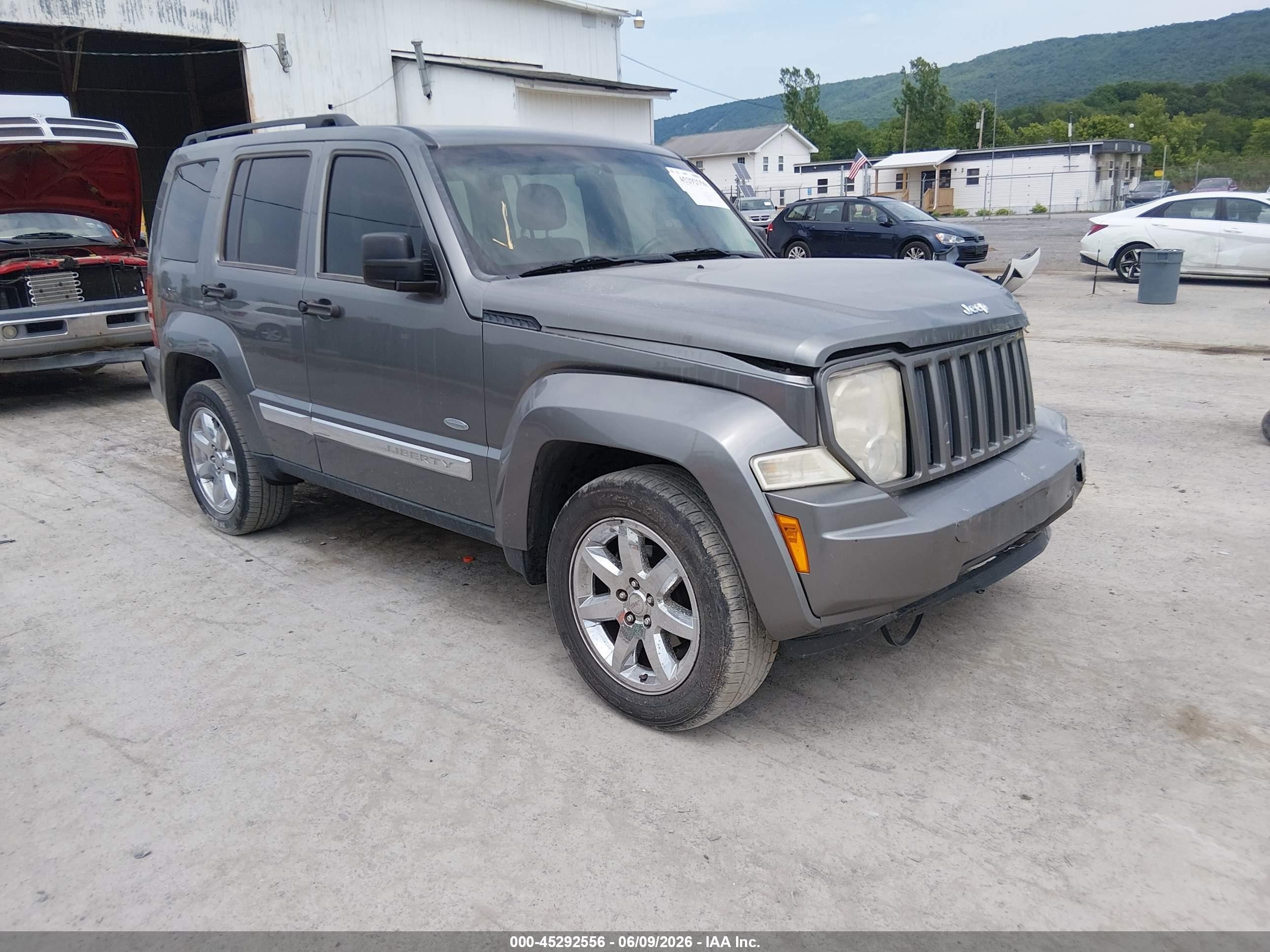 2012 Jeep Liberty Sport Gray vin: 1C4PJMAK5CW212770