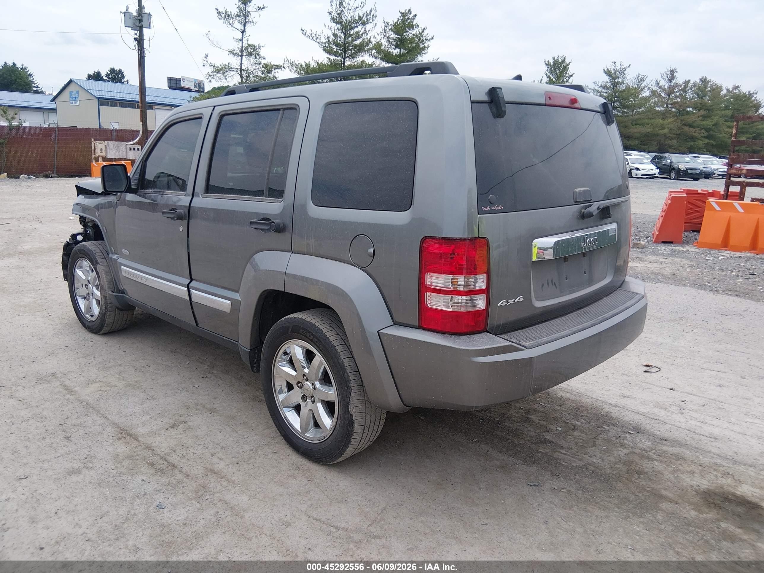 2012 Jeep Liberty Sport Gray vin: 1C4PJMAK5CW212770