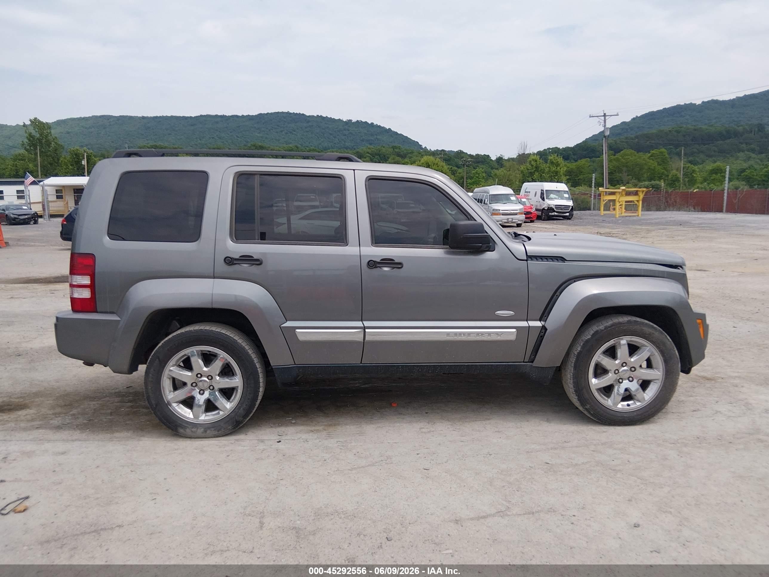 2012 Jeep Liberty Sport Gray vin: 1C4PJMAK5CW212770