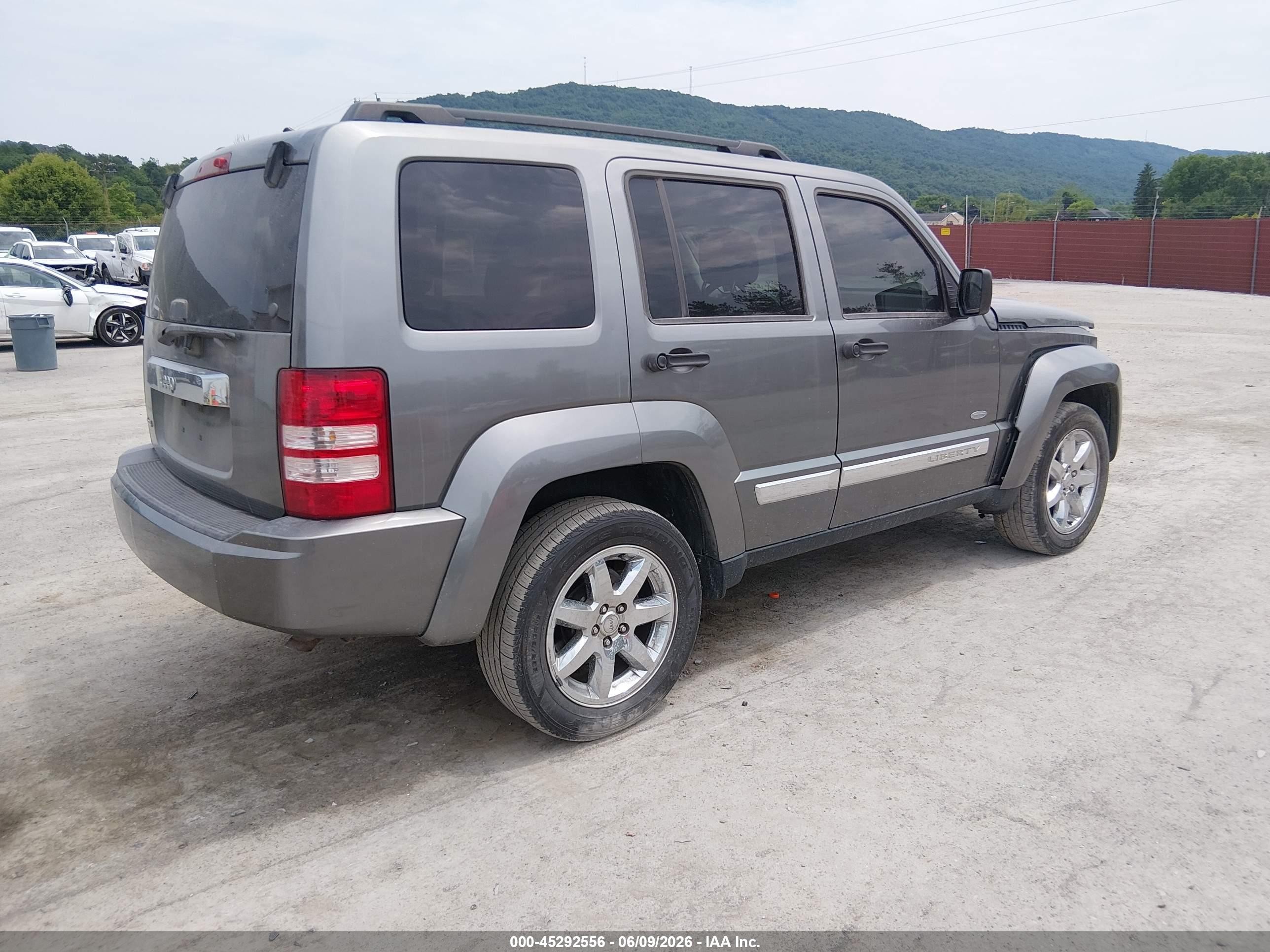 2012 Jeep Liberty Sport Gray vin: 1C4PJMAK5CW212770