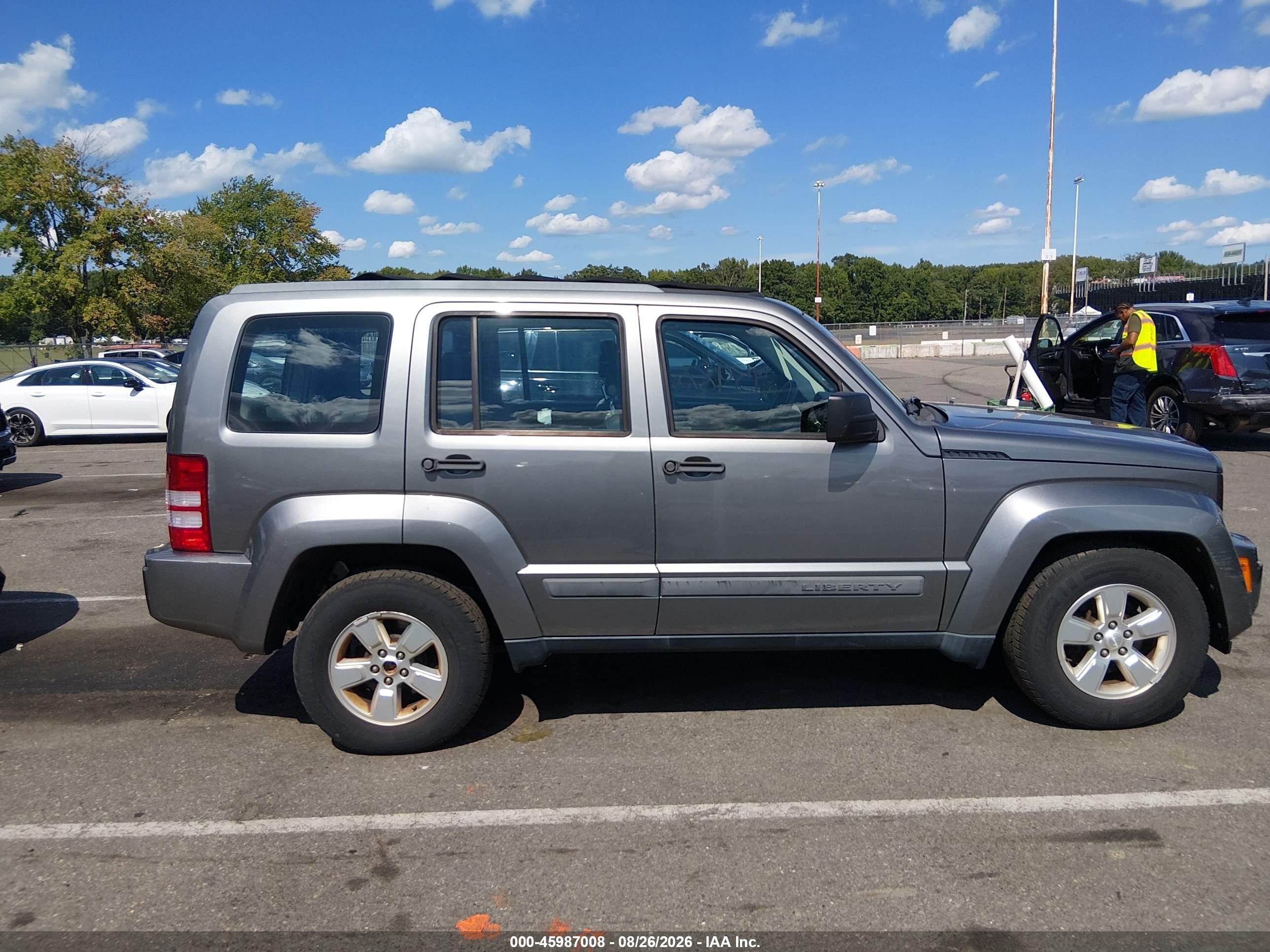 2012 Jeep Liberty Sport Gray vin: 1C4PJMAK6CW144110