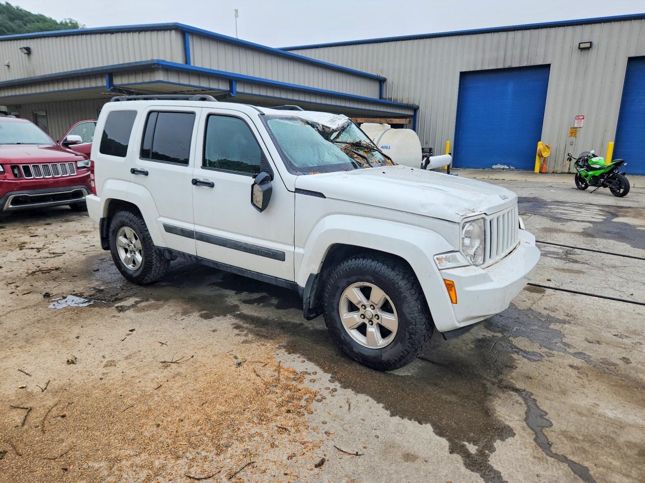 2012 Jeep Liberty Sport White vin: 1C4PJMAK6CW154300