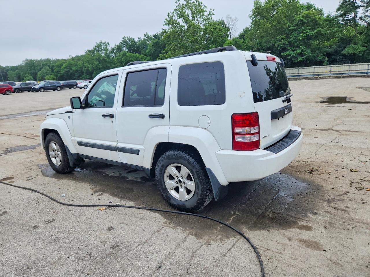 2012 Jeep Liberty Sport White vin: 1C4PJMAK6CW154300