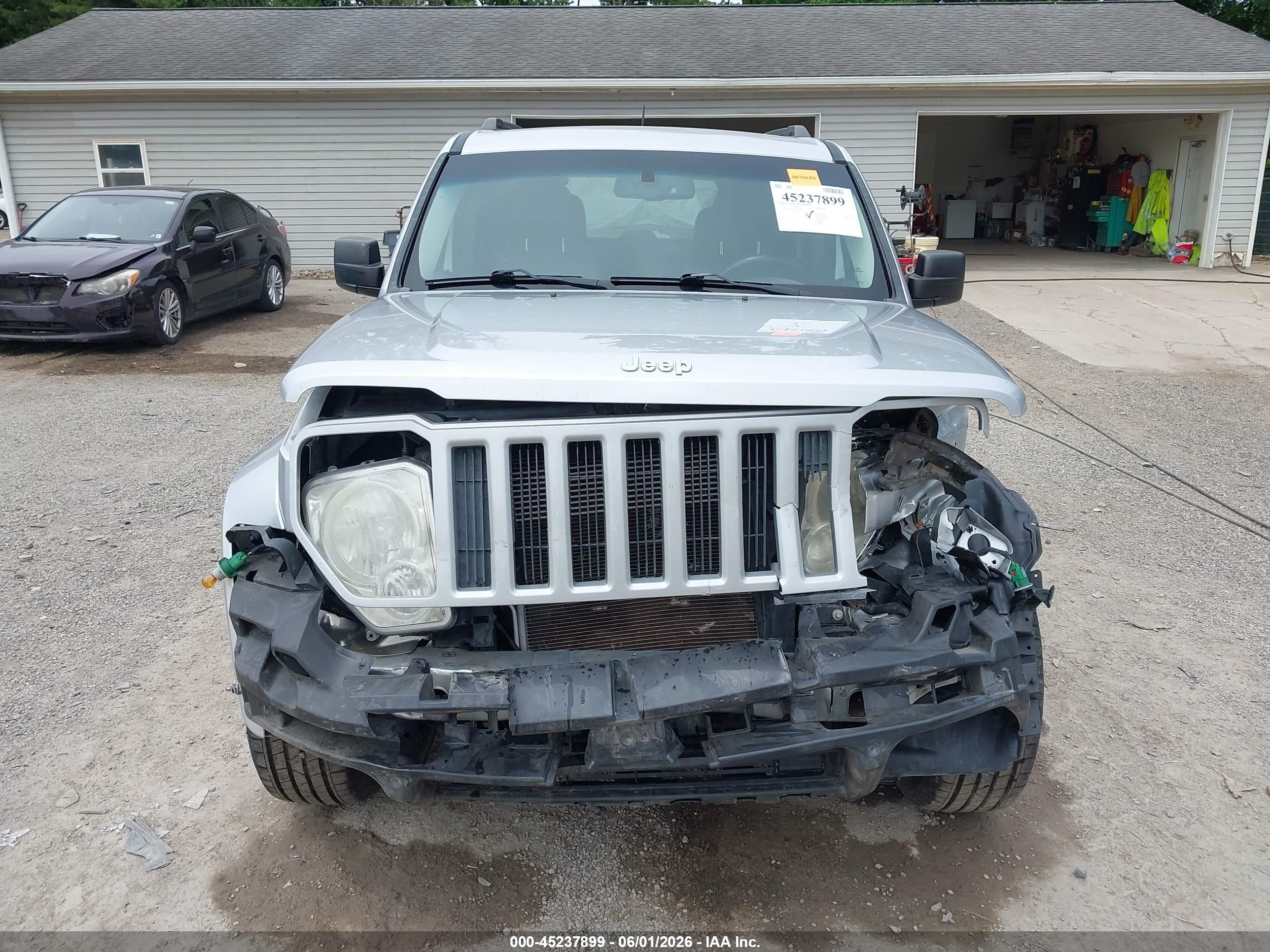 2012 Jeep Liberty Sport Silver vin: 1C4PJMAK6CW162896