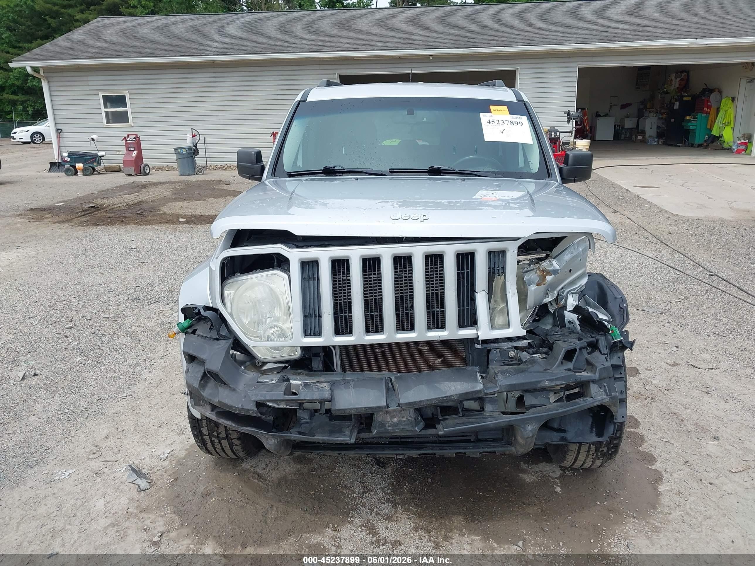 2012 Jeep Liberty Sport Silver vin: 1C4PJMAK6CW162896