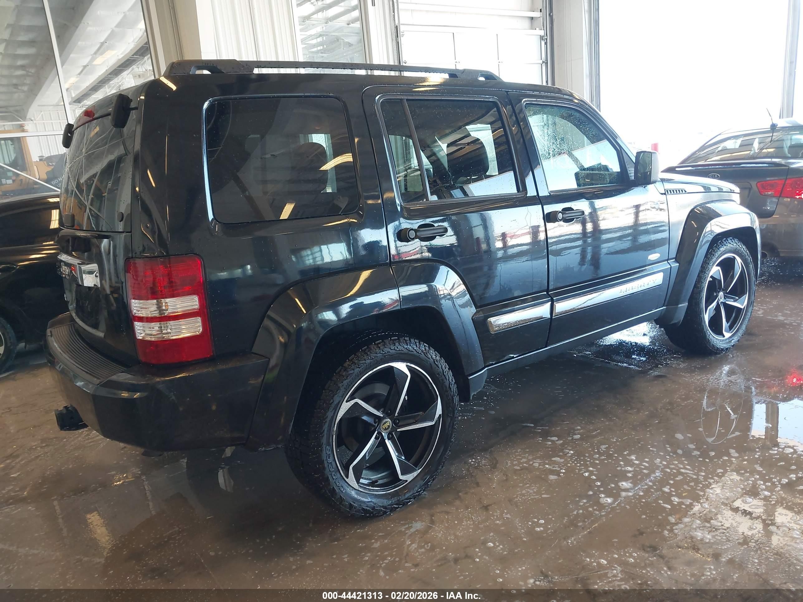 2012 Jeep Liberty Sport Черный vin: 1C4PJMAK6CW175311