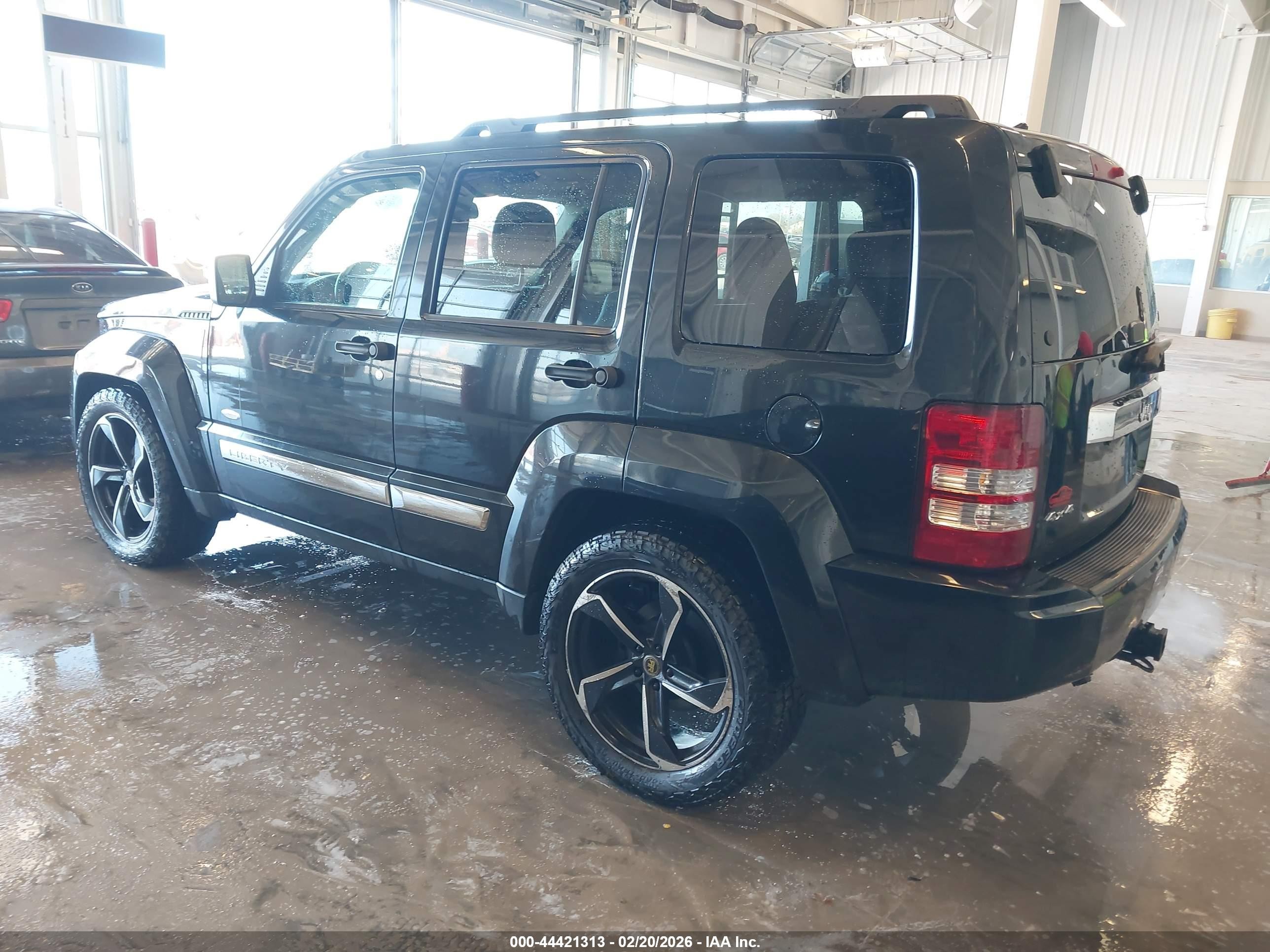 2012 Jeep Liberty Sport Черный vin: 1C4PJMAK6CW175311