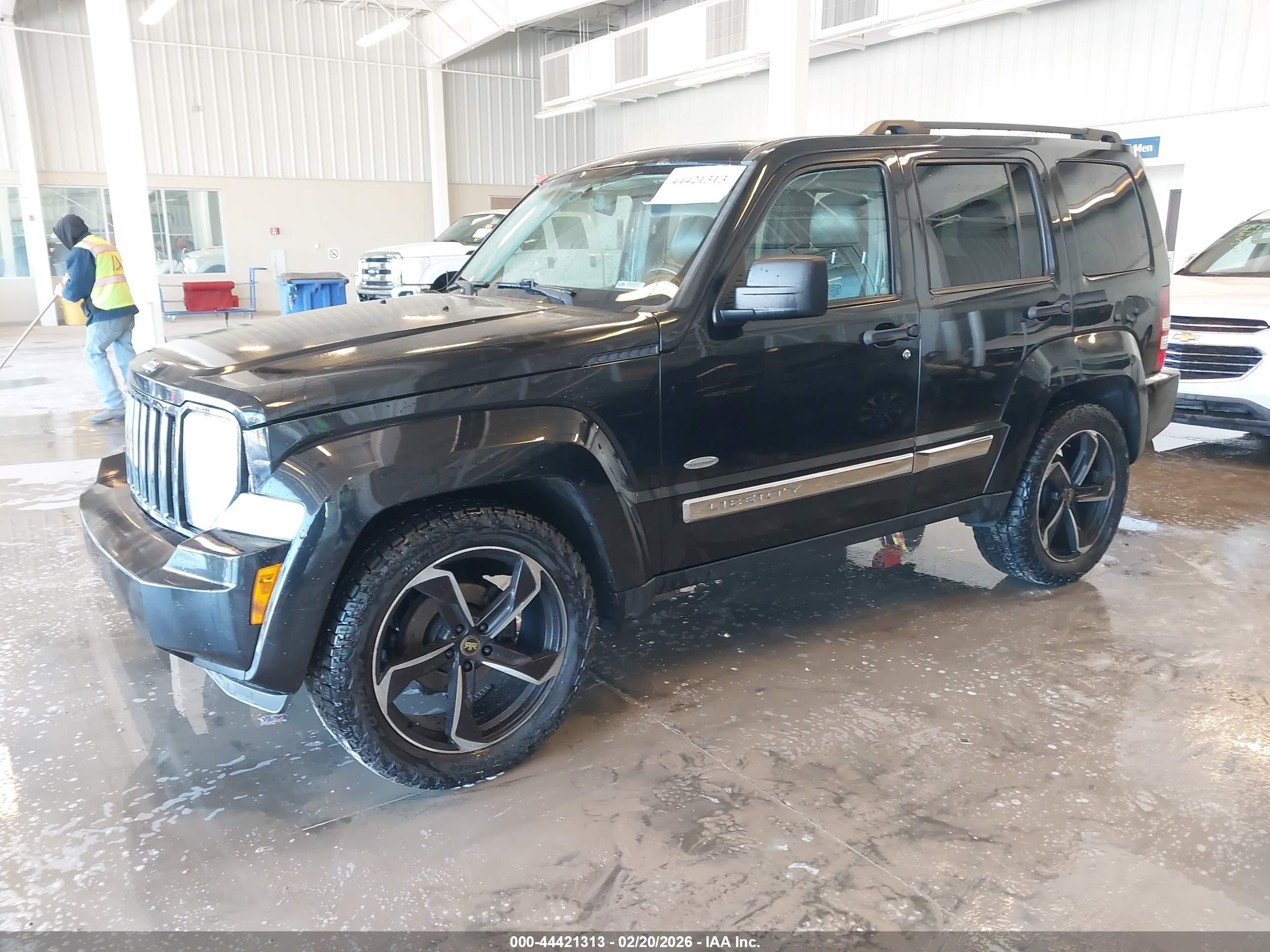 2012 Jeep Liberty Sport Черный vin: 1C4PJMAK6CW175311