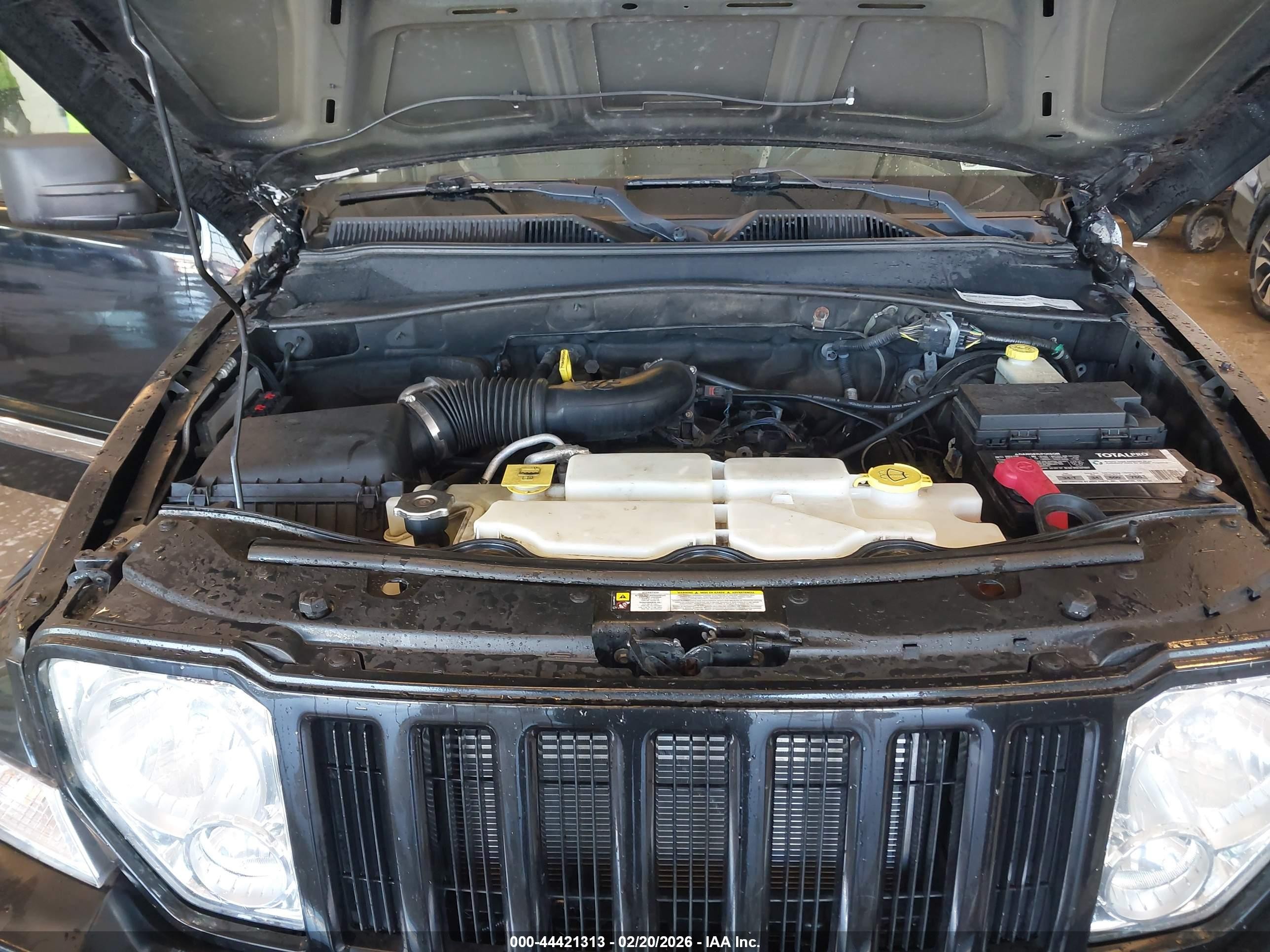 2012 Jeep Liberty Sport Черный vin: 1C4PJMAK6CW175311