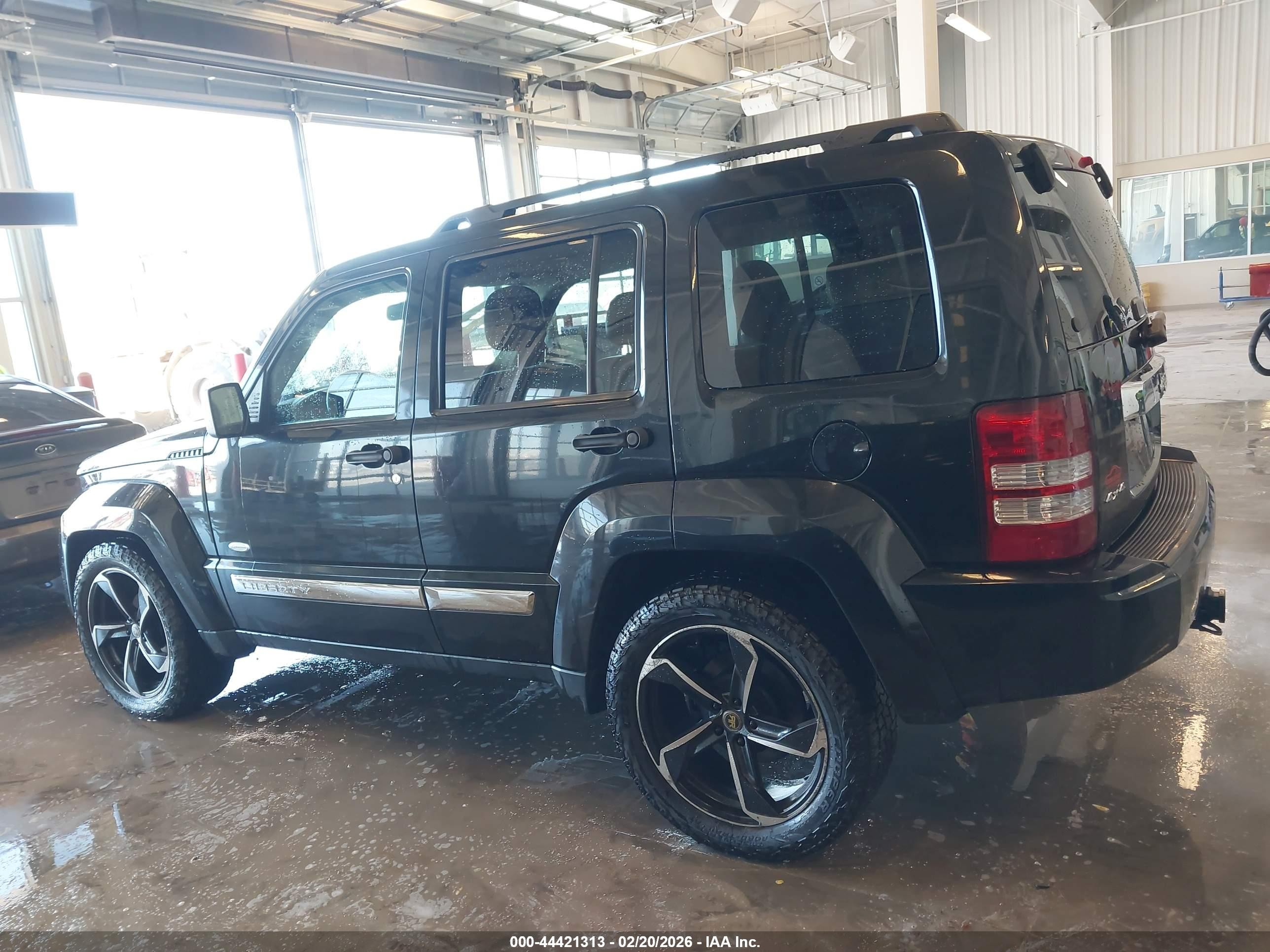 2012 Jeep Liberty Sport Черный vin: 1C4PJMAK6CW175311