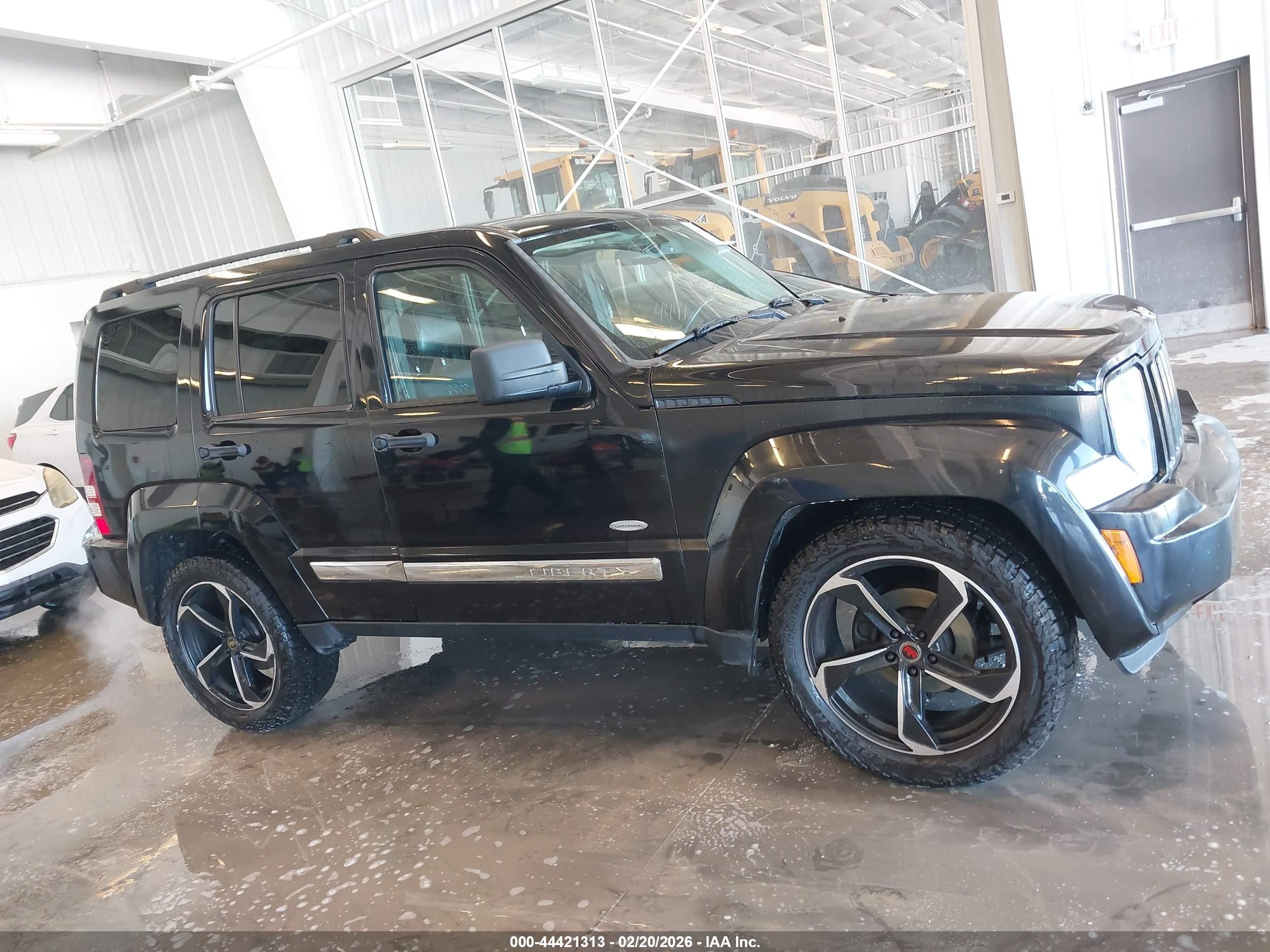 2012 Jeep Liberty Sport Черный vin: 1C4PJMAK6CW175311