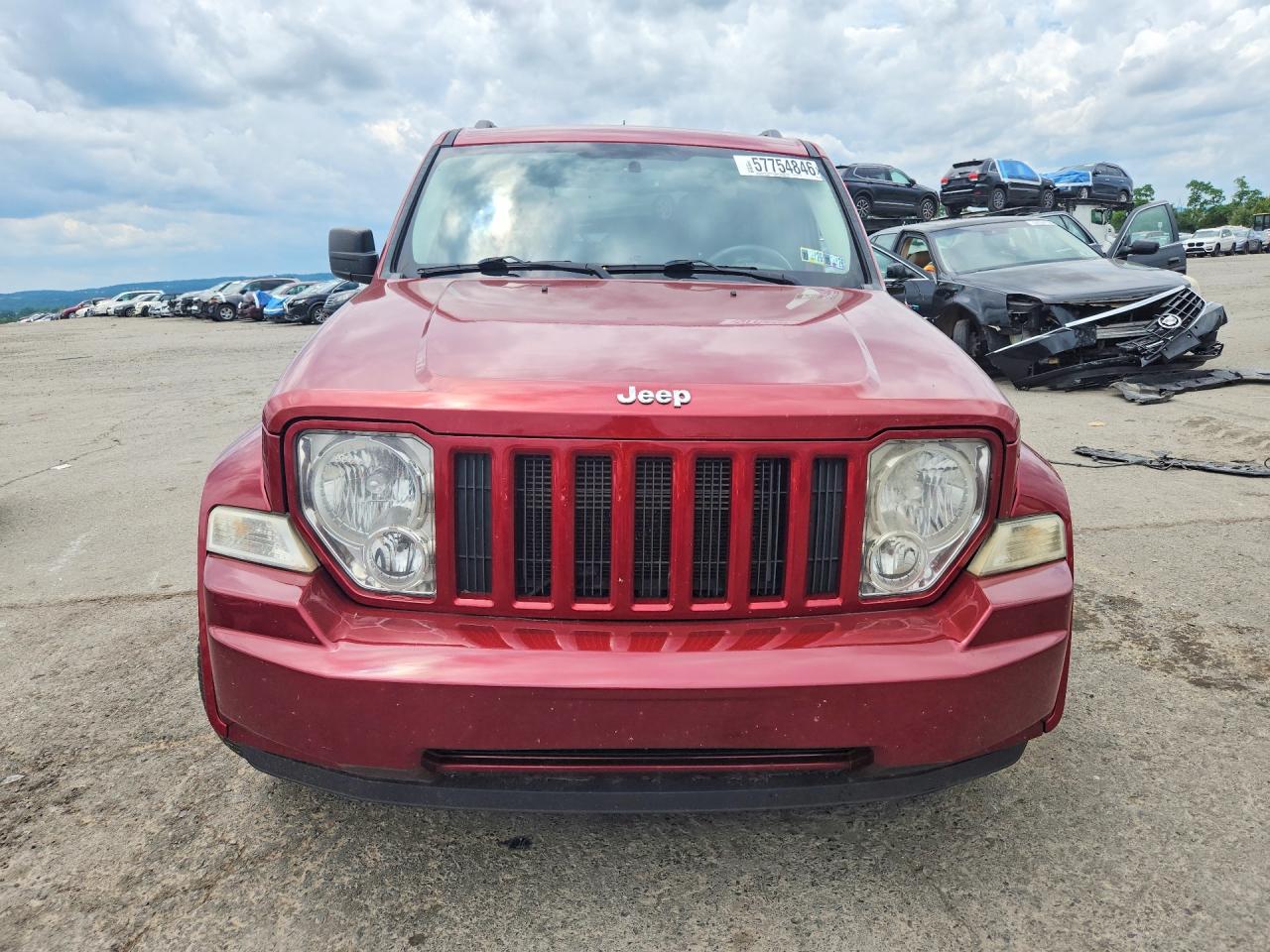 2012 Jeep Liberty Sport Red vin: 1C4PJMAK6CW203317