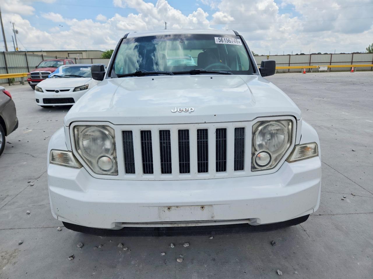 2012 Jeep Liberty Sport White vin: 1C4PJMAK6CW208825