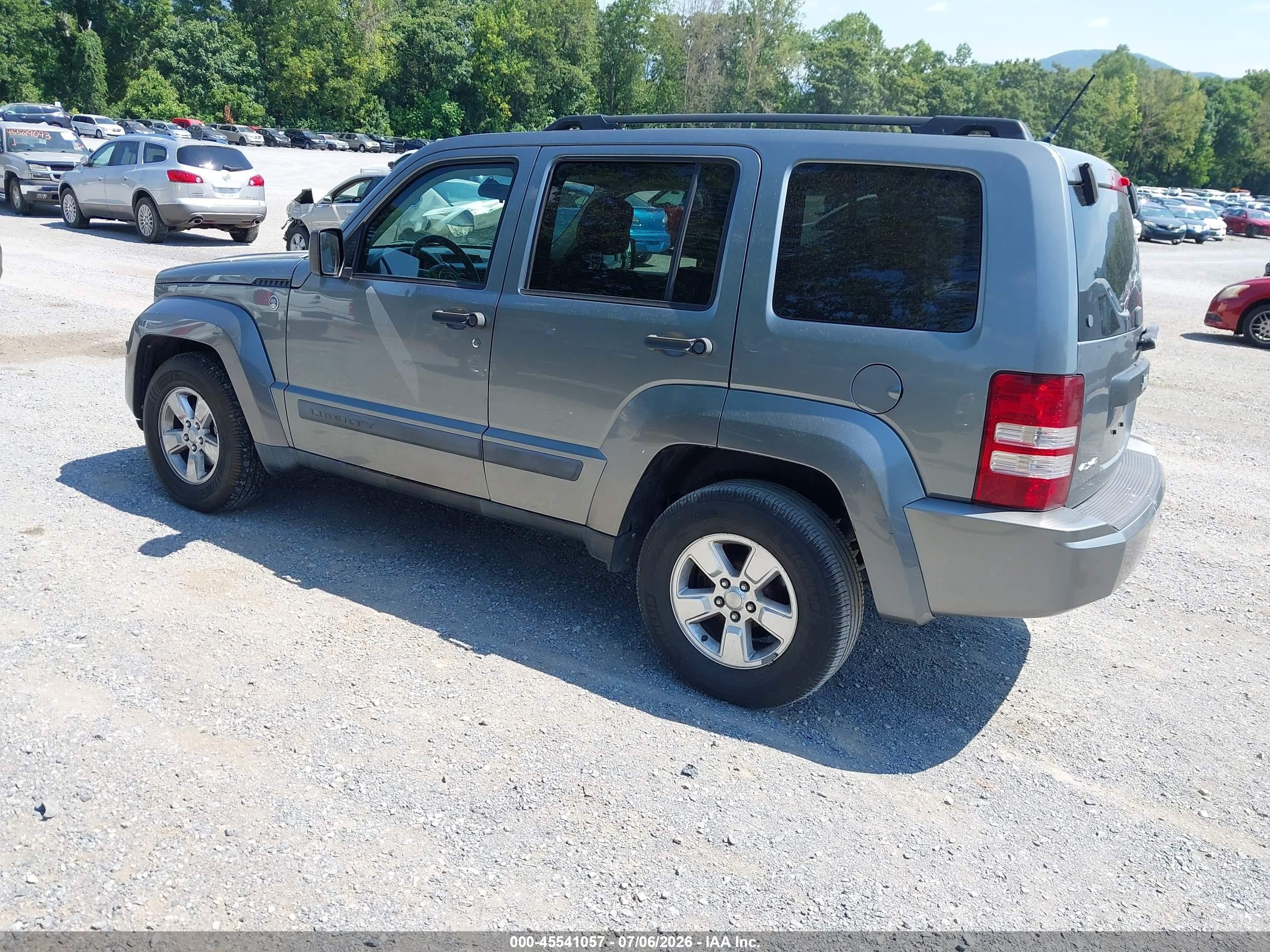 2012 Jeep Liberty Sport Серый vin: 1C4PJMAK7CW107566