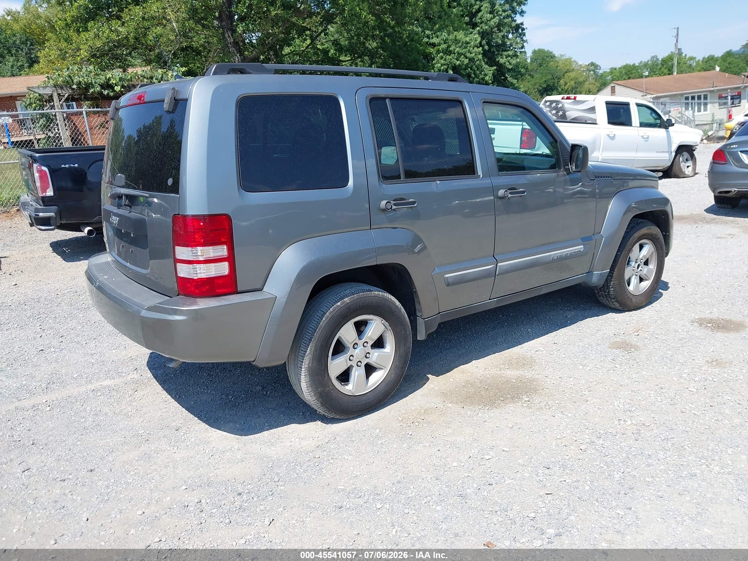 2012 Jeep Liberty Sport Серый vin: 1C4PJMAK7CW107566