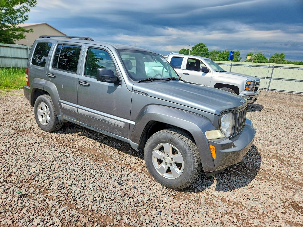 2012 Jeep Liberty Sport Серый vin: 1C4PJMAK7CW108815