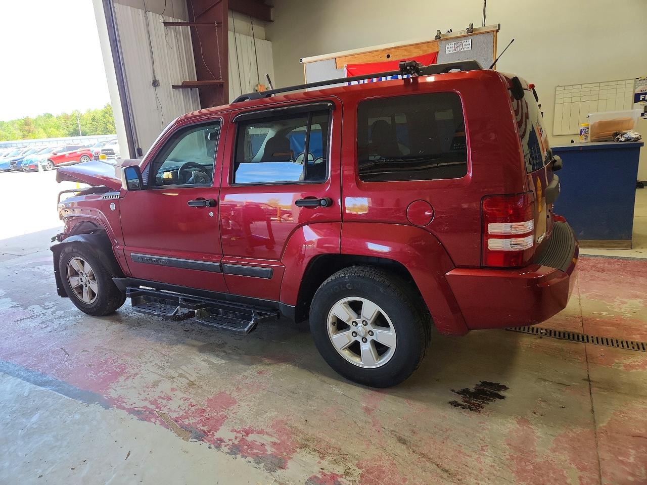 2012 Jeep Liberty Sport Burgundy vin: 1C4PJMAK7CW109768